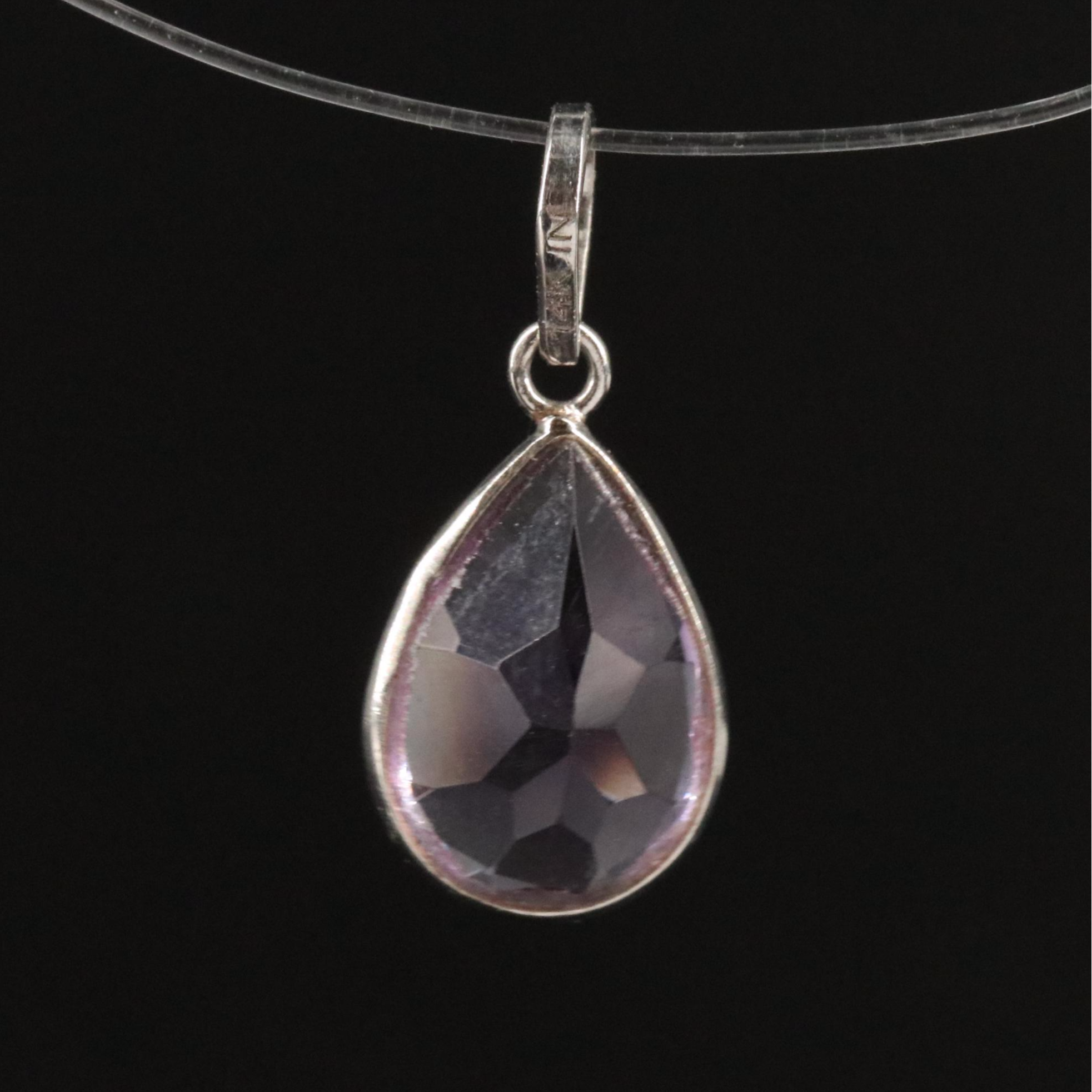 14K Amethyst Pendant