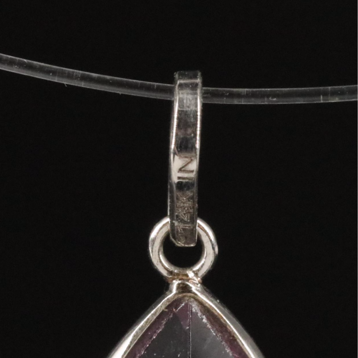 14K Amethyst Pendant