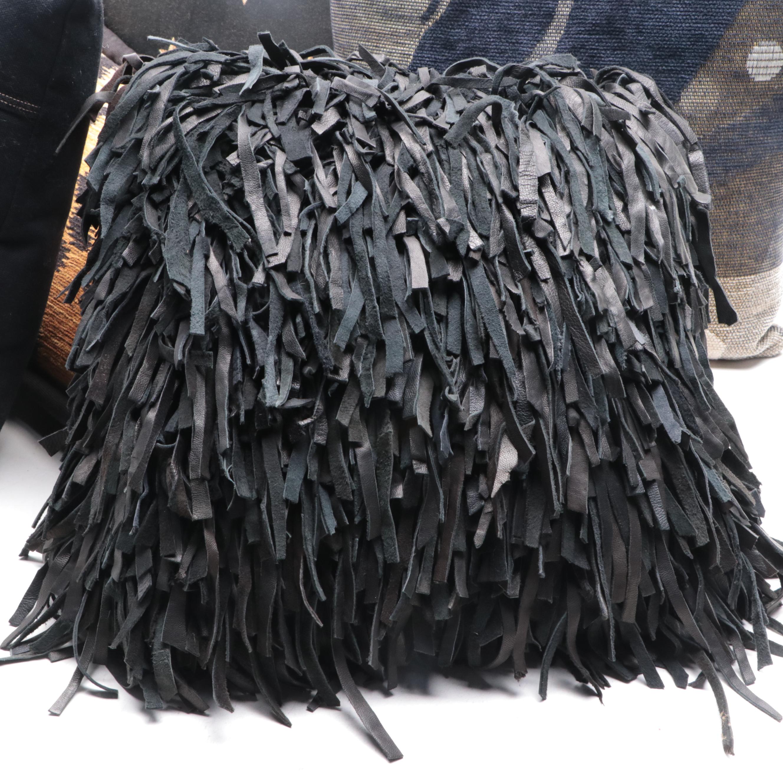 Faux Fur and Other Contemporary Throw Pillows