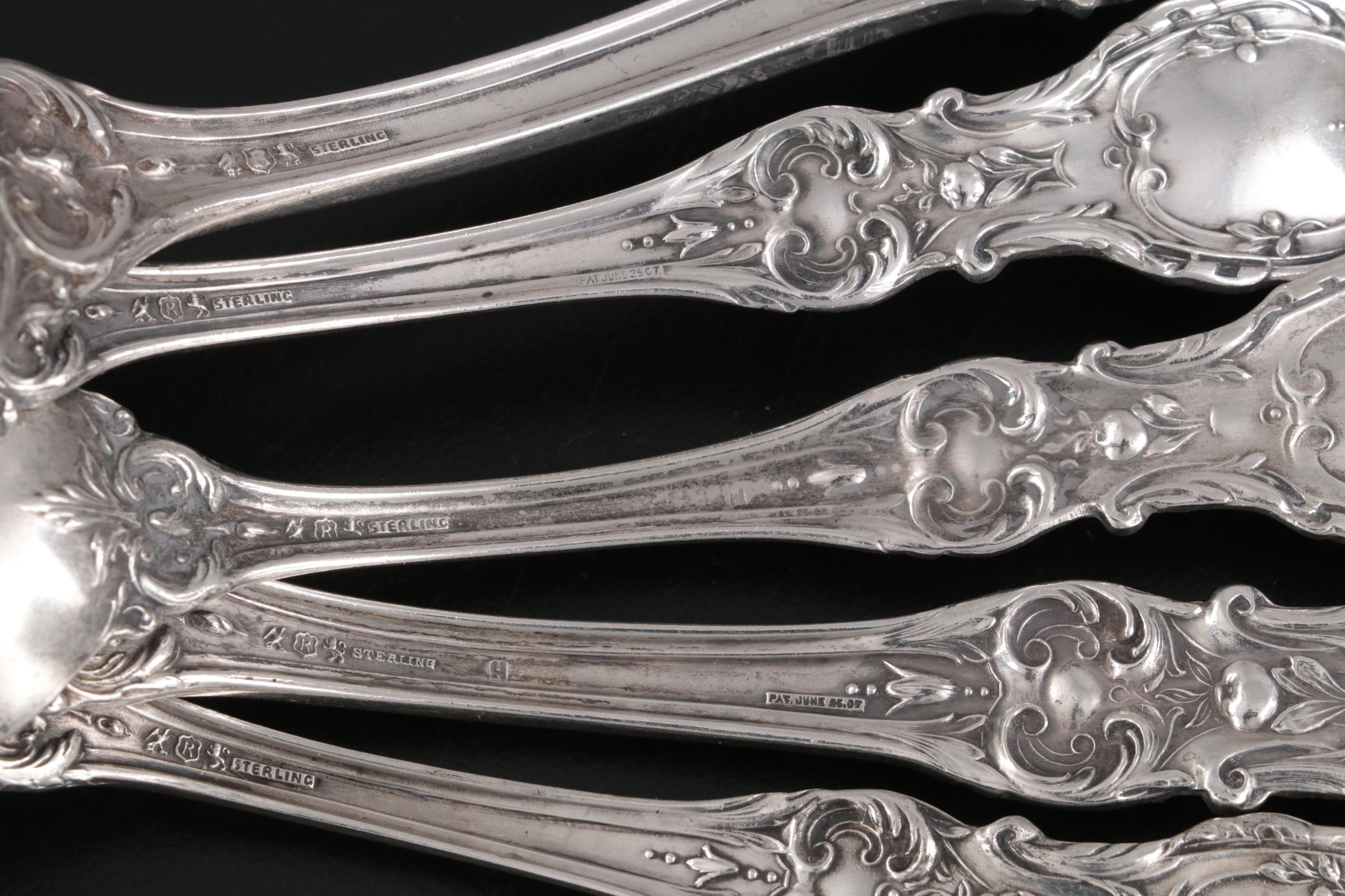 Reed & Barton Sterling Silver Flatware and Serving Utensils