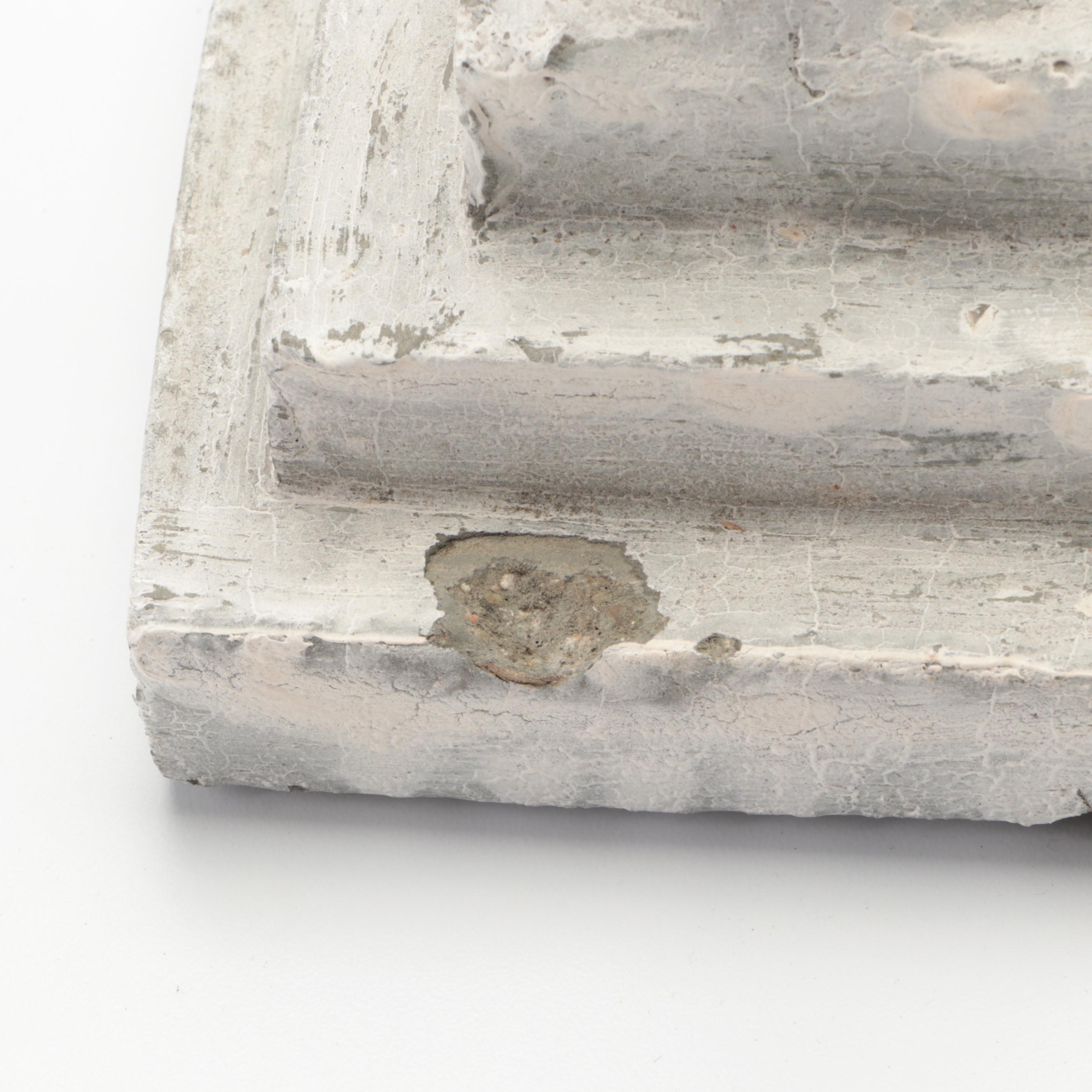 Indian Pillar Models in Distressed White Finish