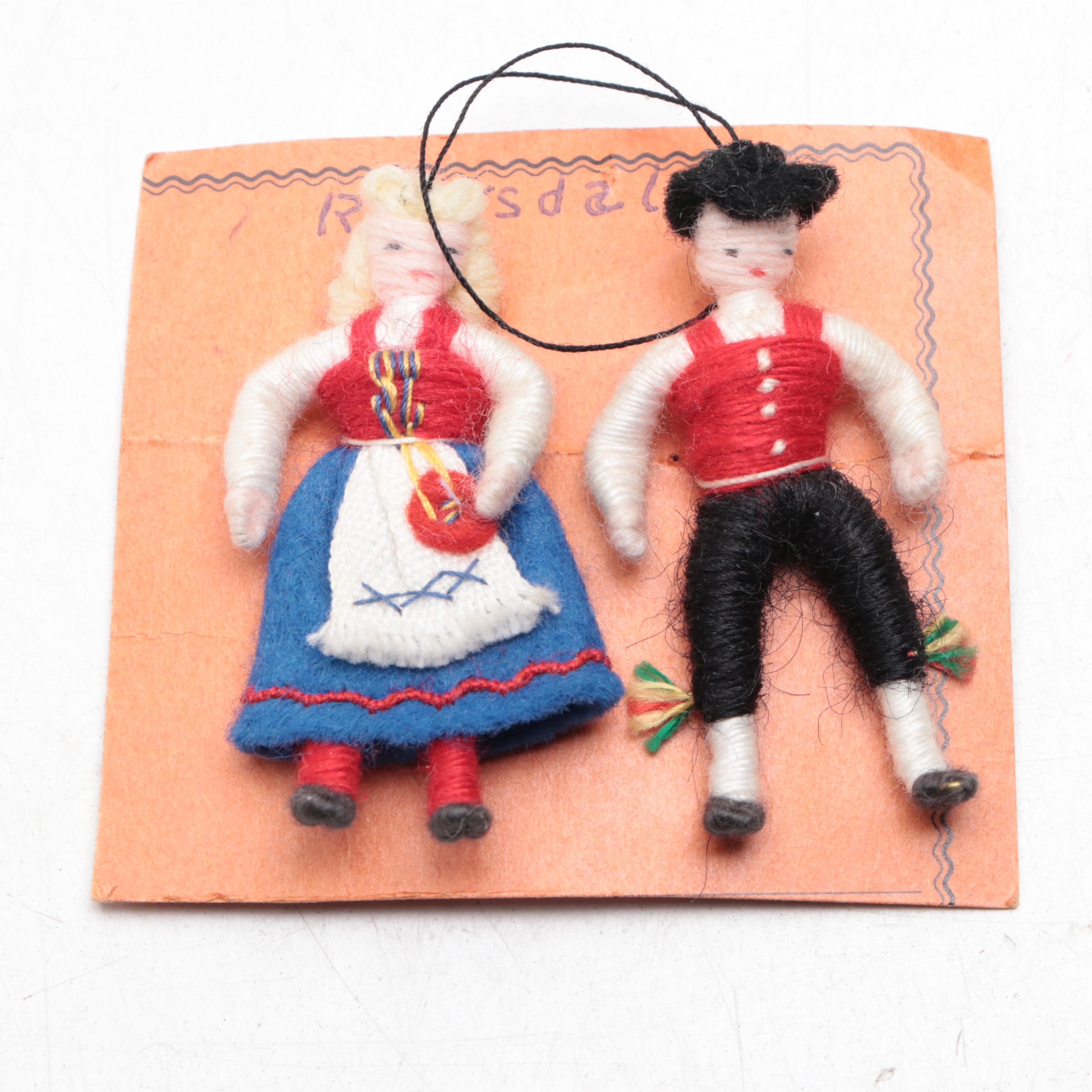 Russian Lacquerware Boxes with Other Folk Art Dolls