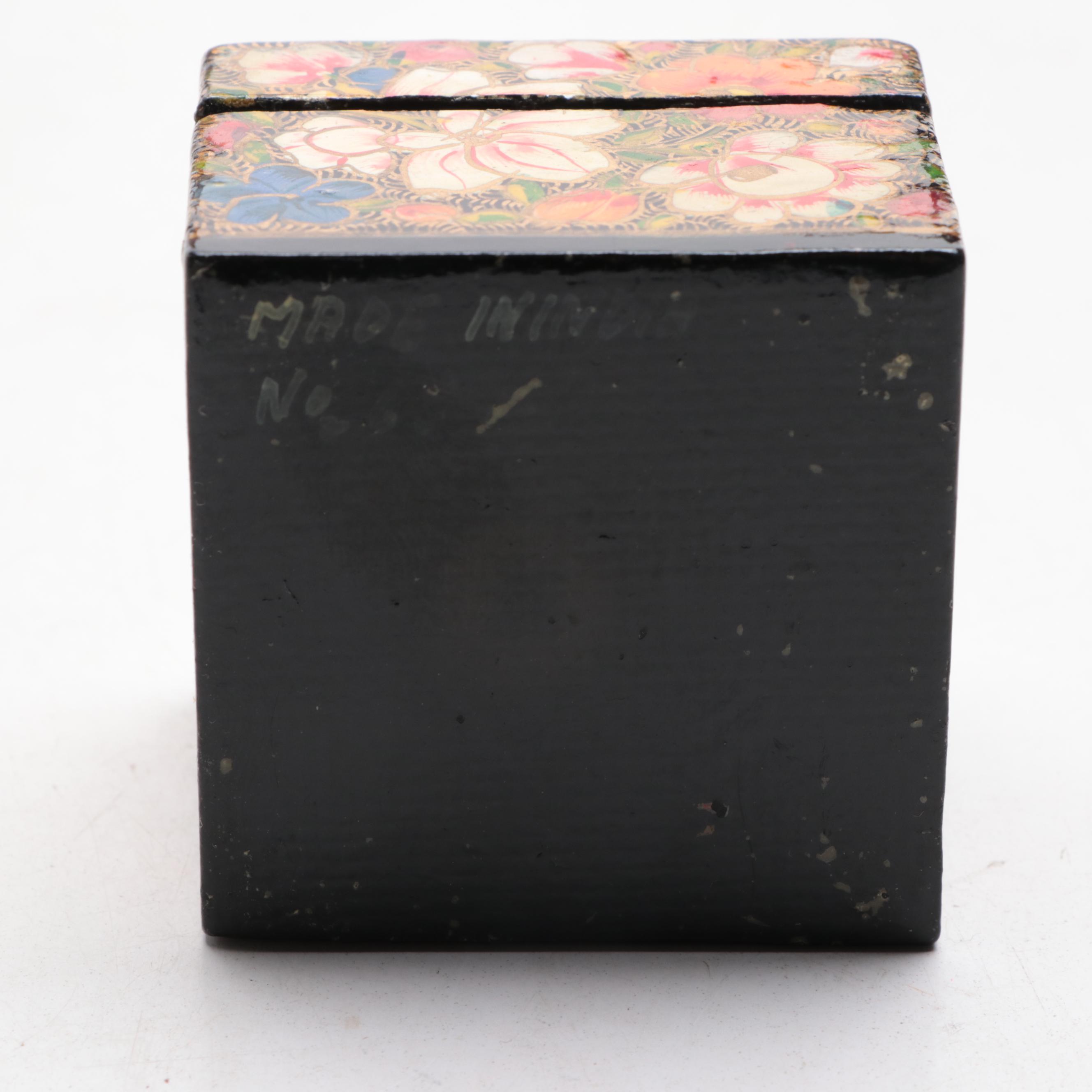 Russian Lacquerware Boxes with Other Folk Art Dolls