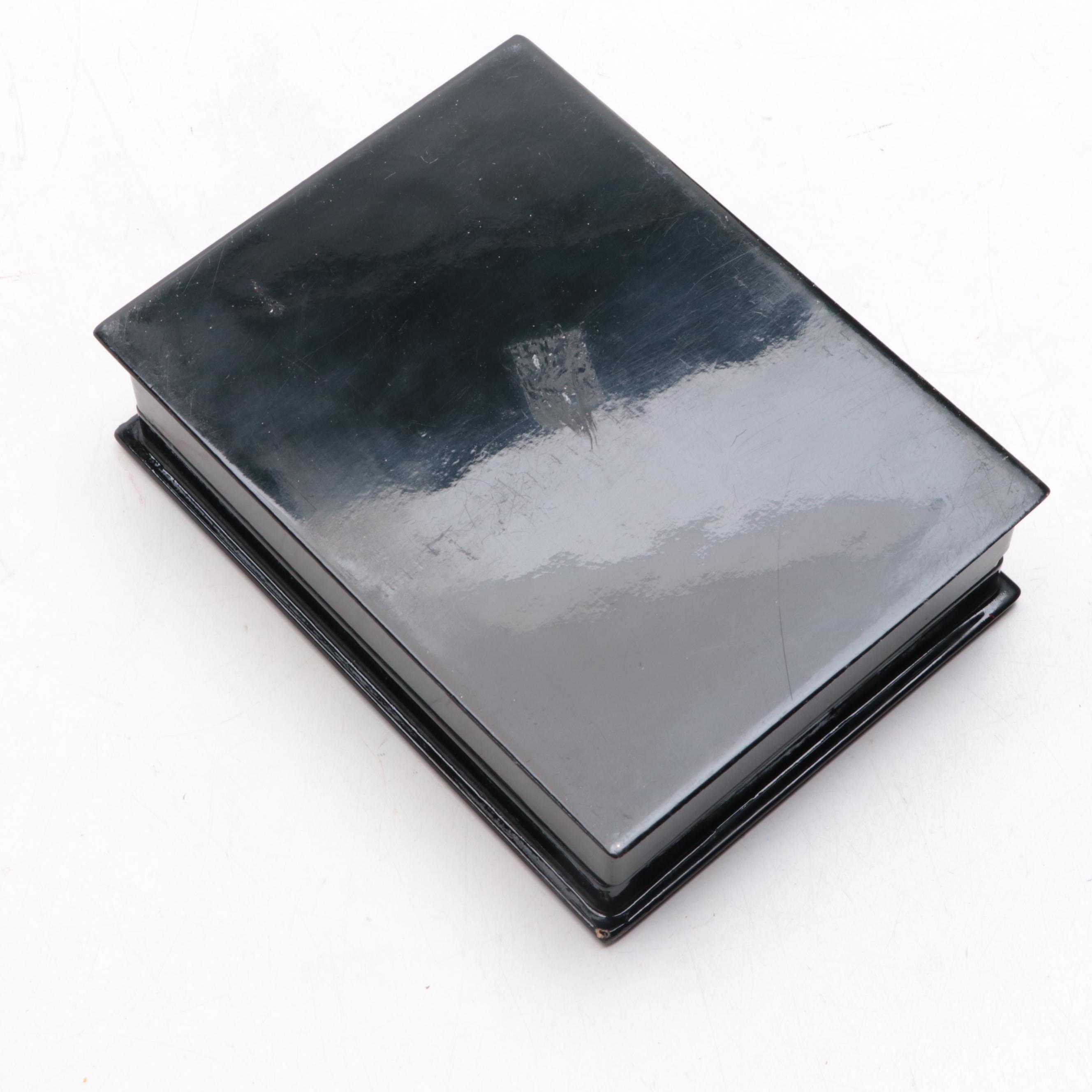 Russian Lacquerware Boxes with Other Folk Art Dolls