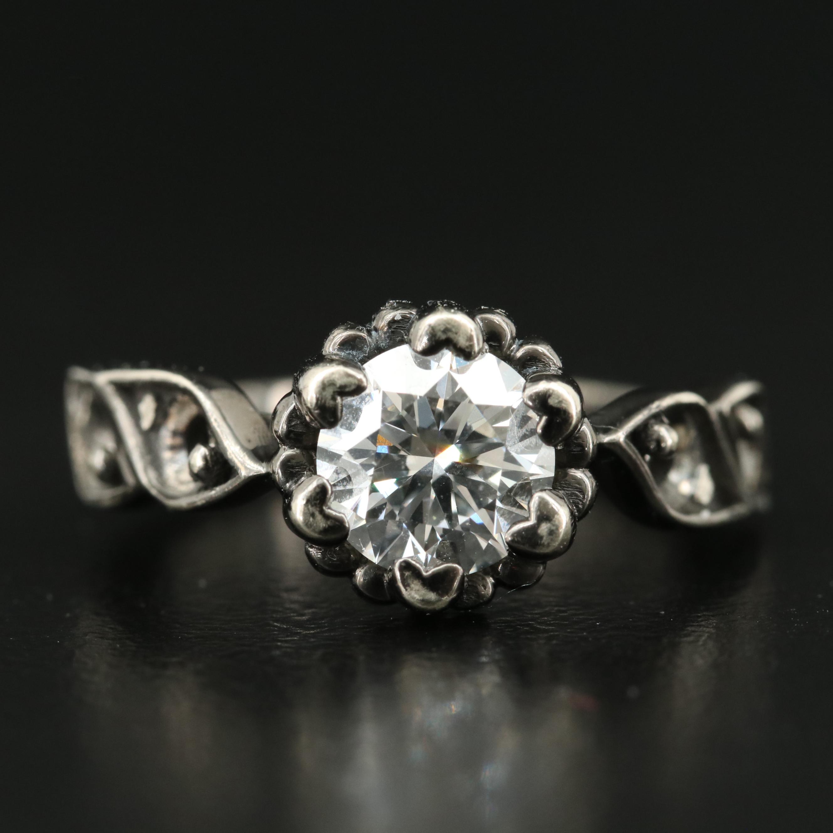 14K 1.03 CT Lab Grown Diamond Ring with IGI Report