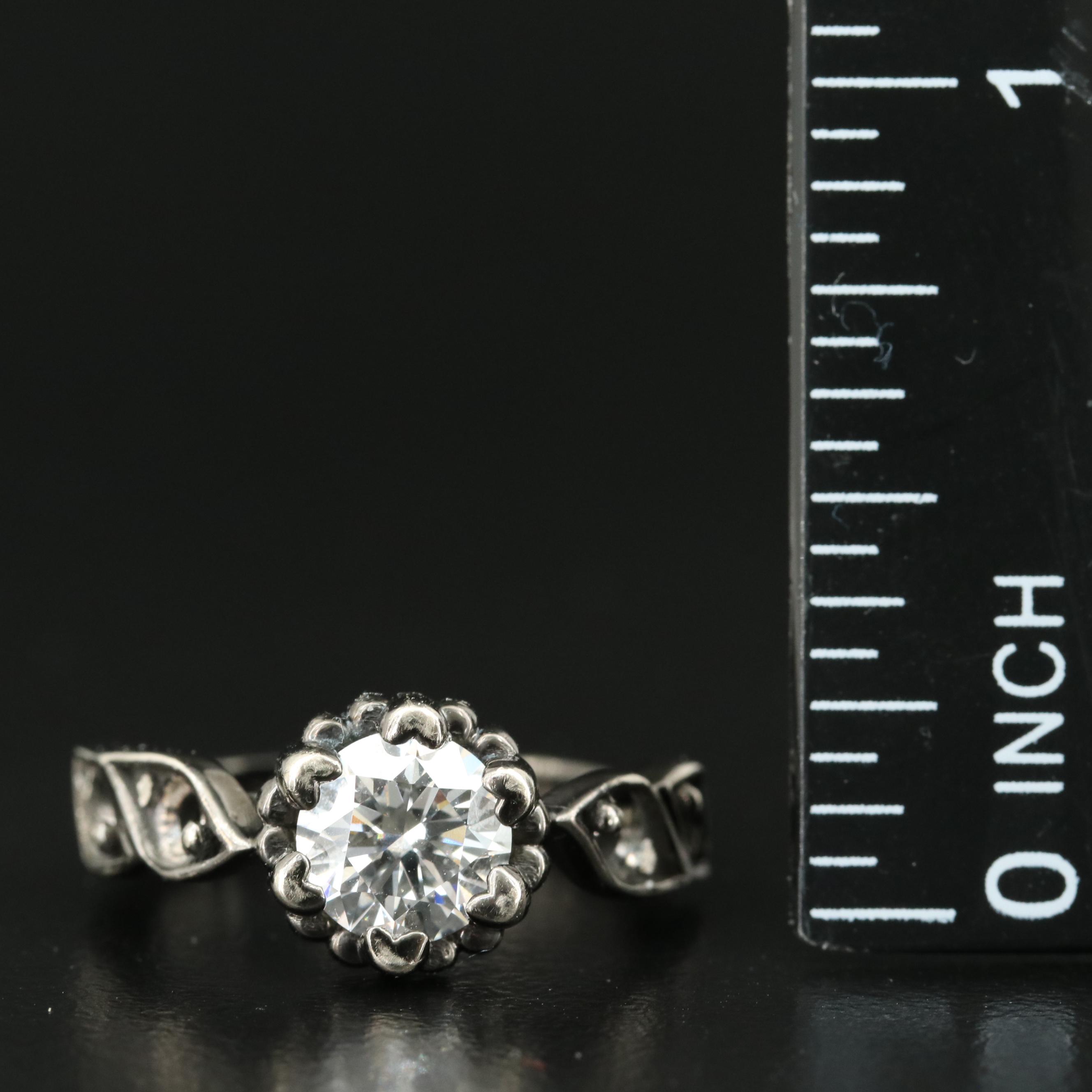 14K 1.03 CT Lab Grown Diamond Ring with IGI Report