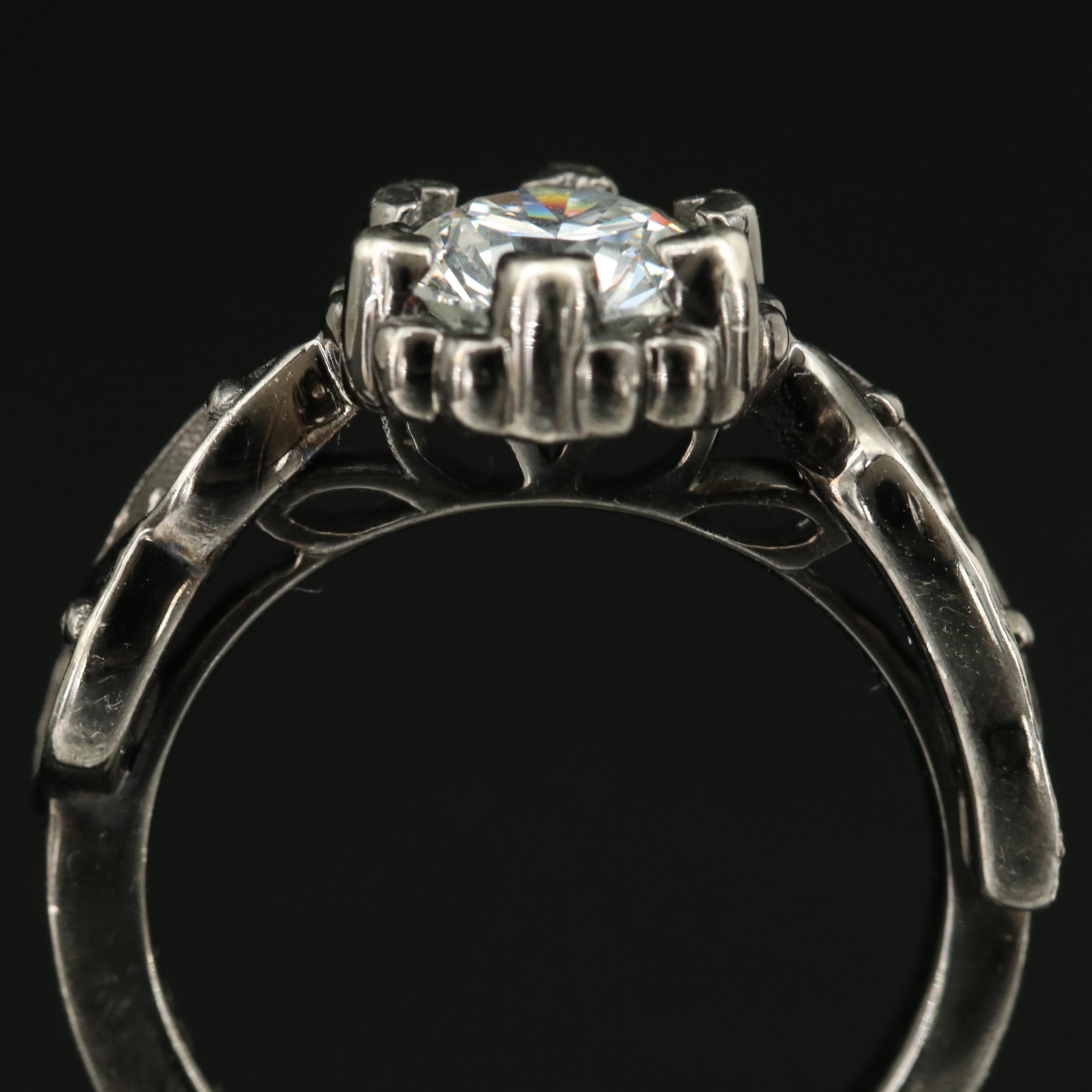 14K 1.03 CT Lab Grown Diamond Ring with IGI Report