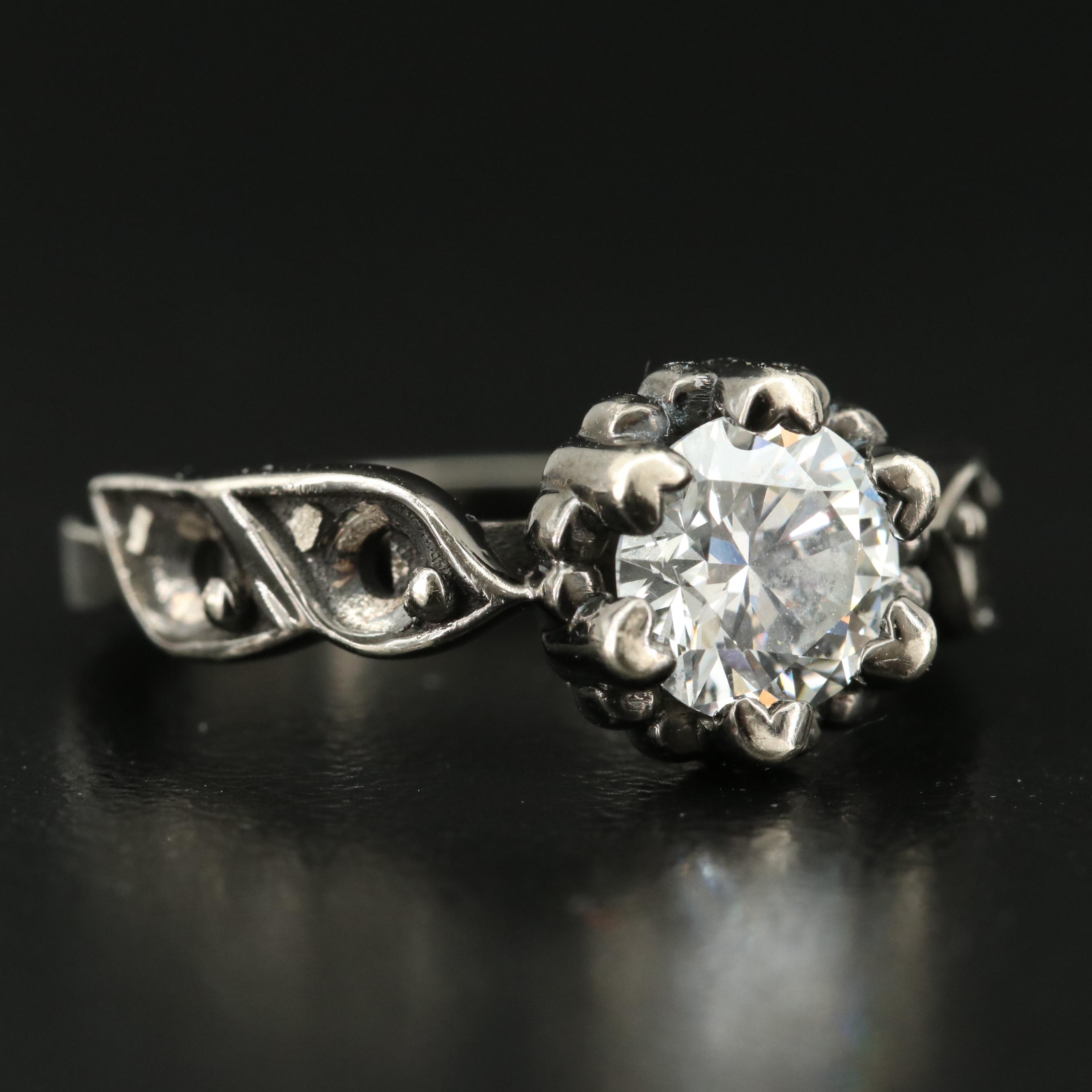 14K 1.03 CT Lab Grown Diamond Ring with IGI Report