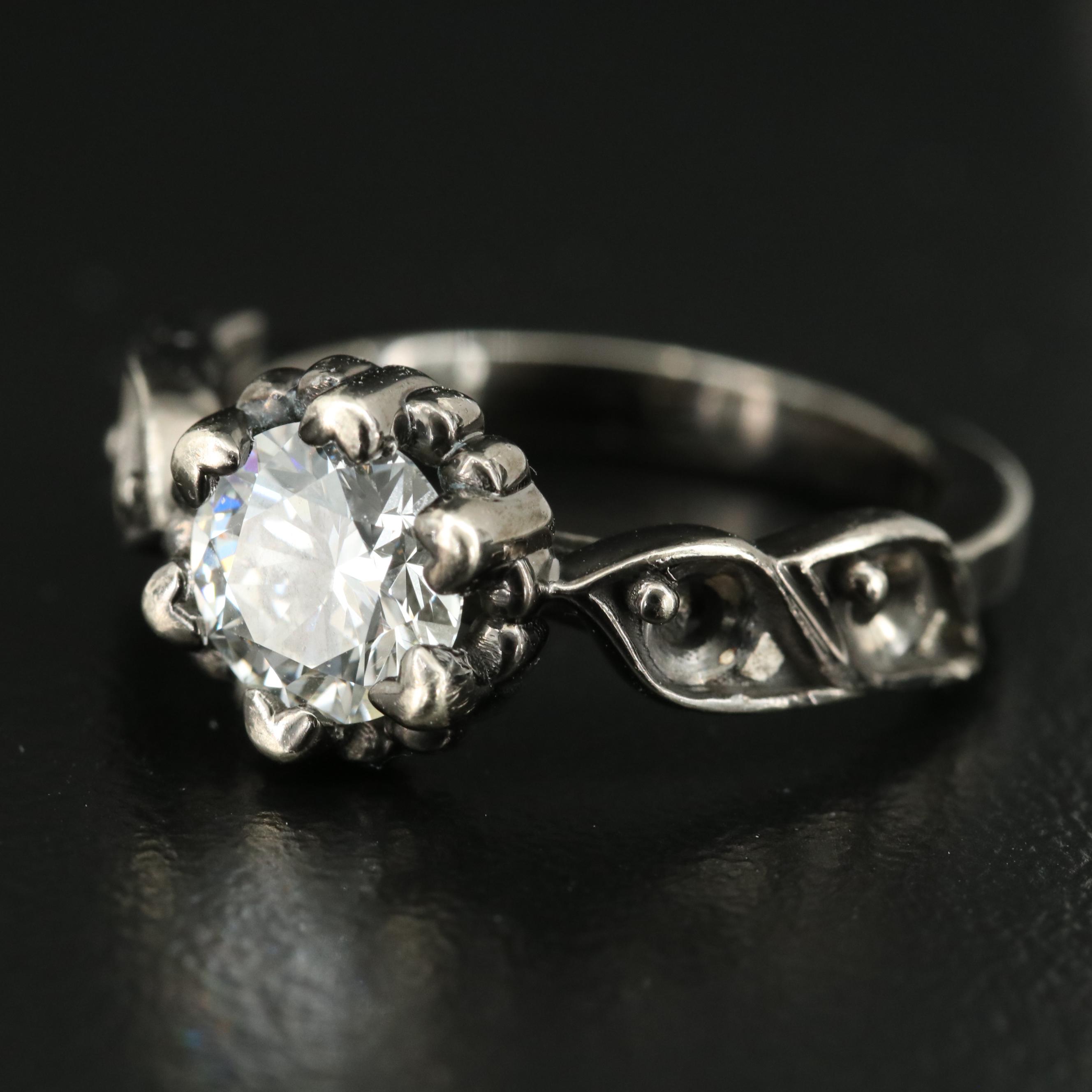 14K 1.03 CT Lab Grown Diamond Ring with IGI Report