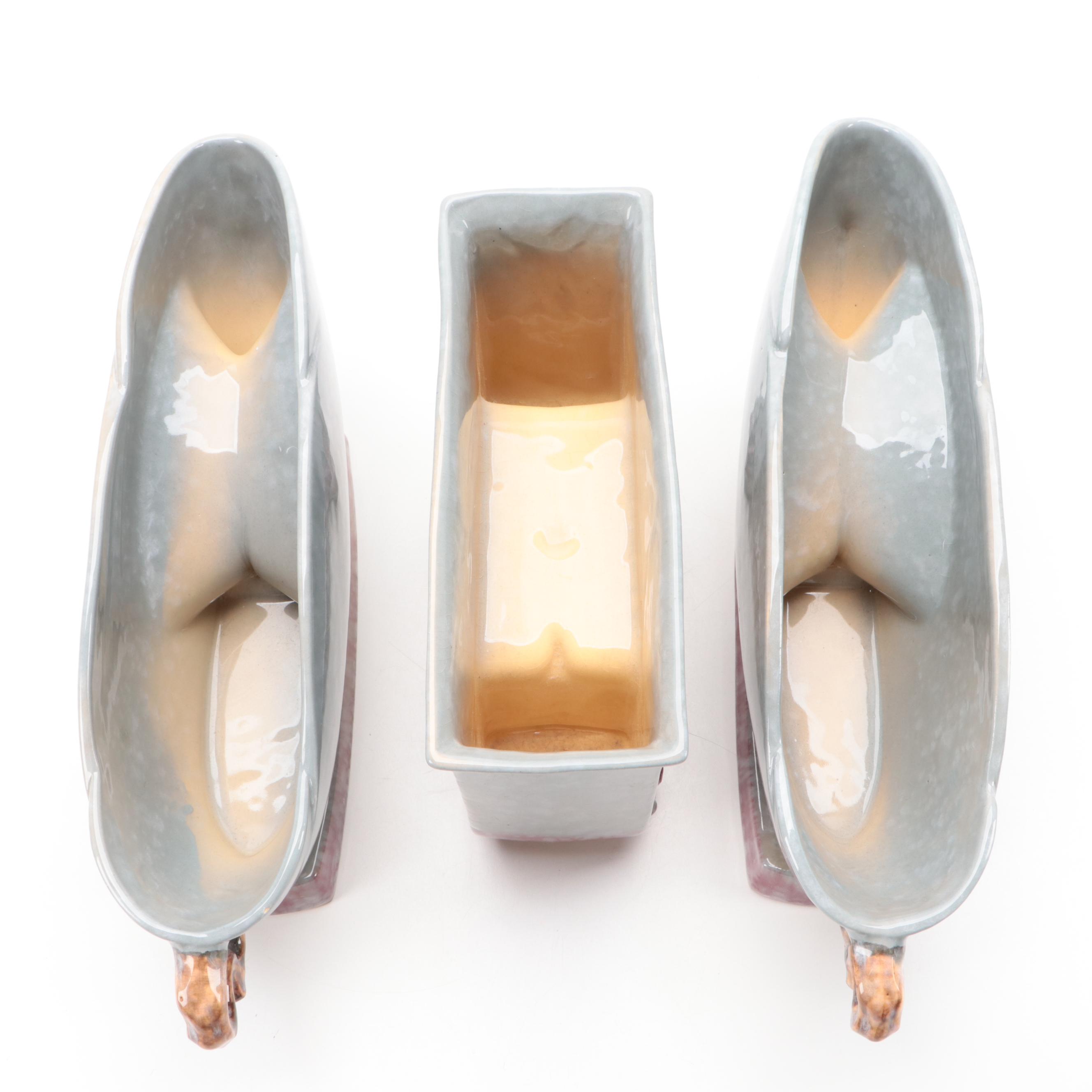 Roseville Pottery "Artwood" Ceramic Planters