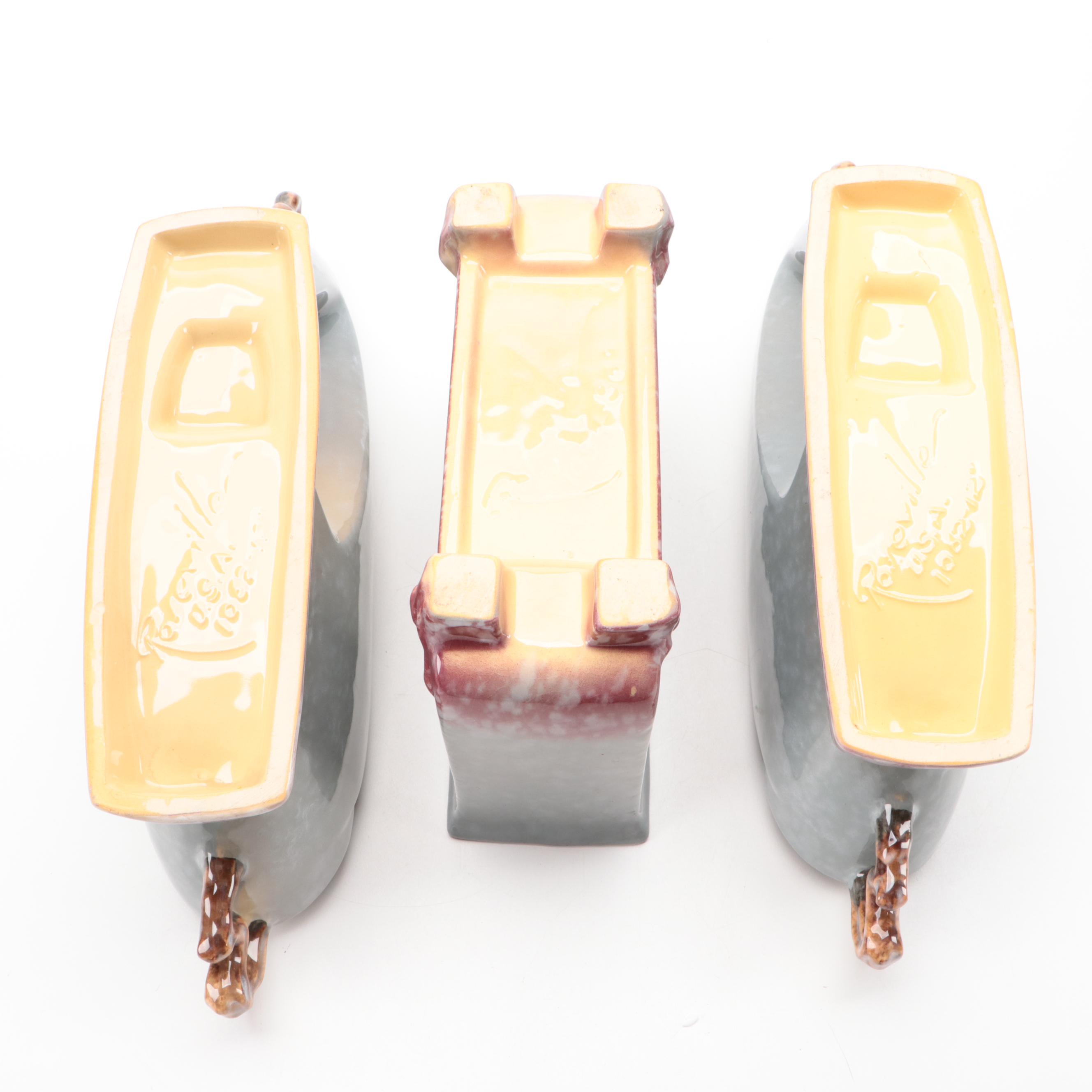 Roseville Pottery "Artwood" Ceramic Planters