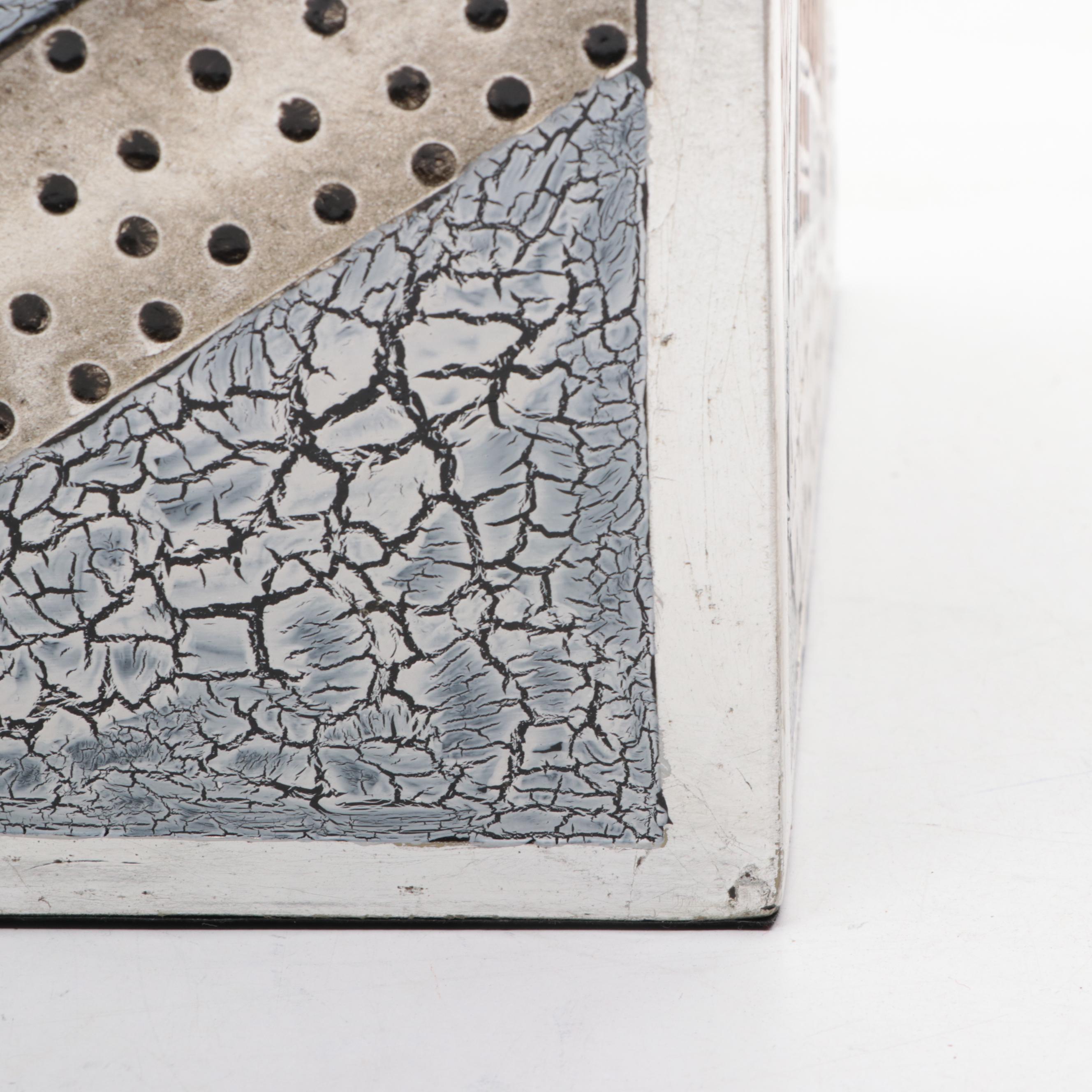 Alexander Kalifano Geomtric Box with Artmax Sgraffito Vase