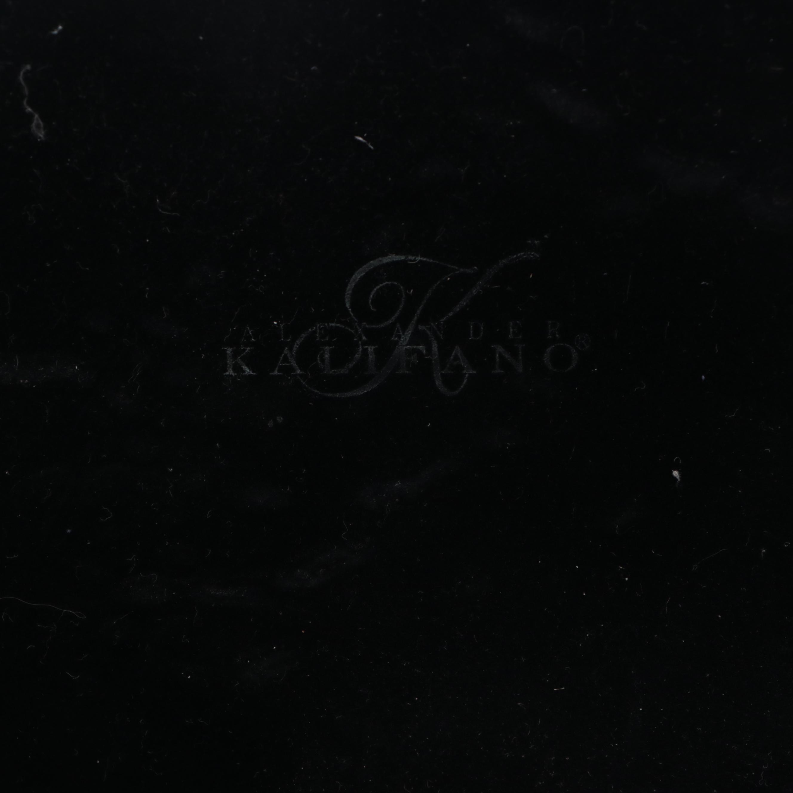 Alexander Kalifano Geomtric Box with Artmax Sgraffito Vase