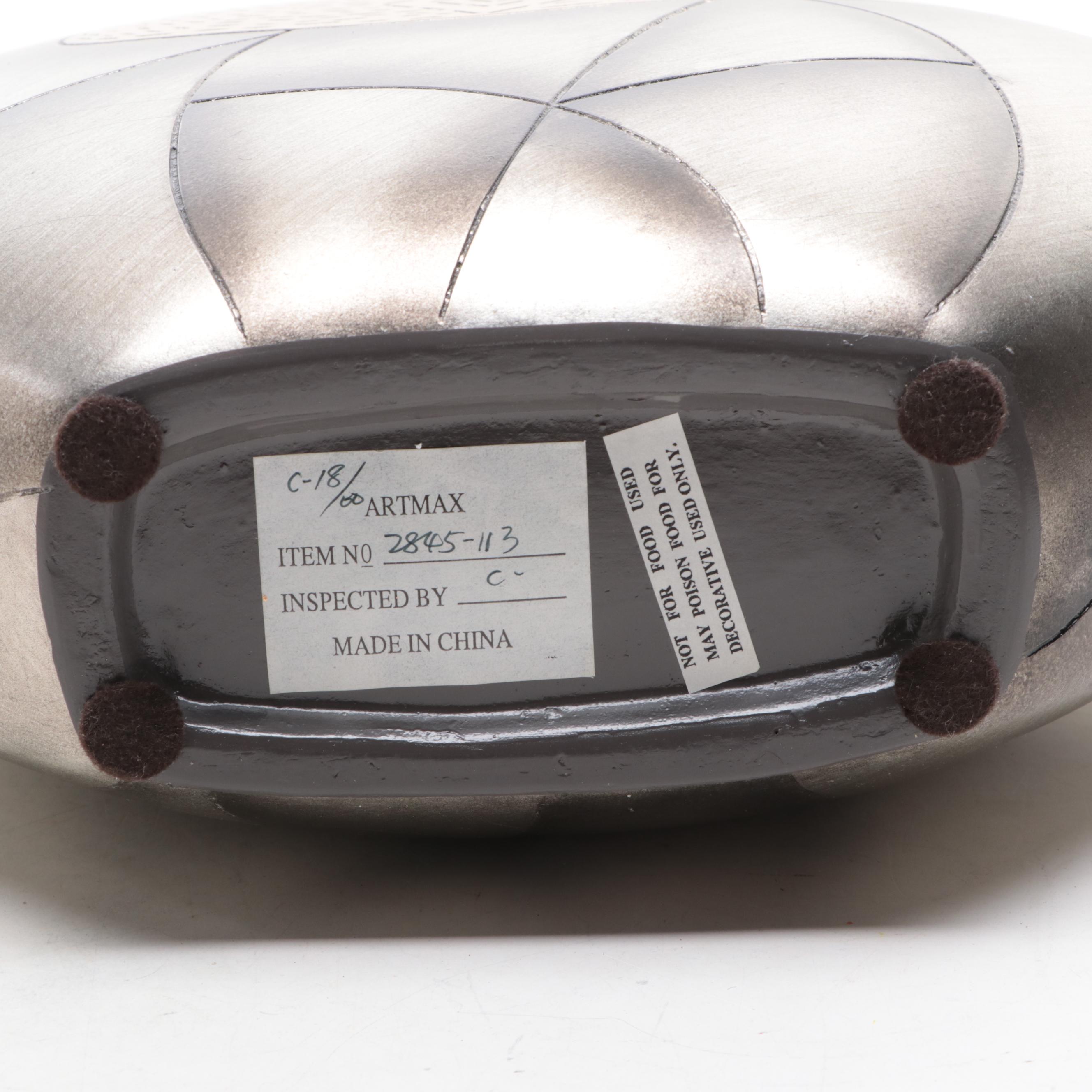 Alexander Kalifano Geomtric Box with Artmax Sgraffito Vase