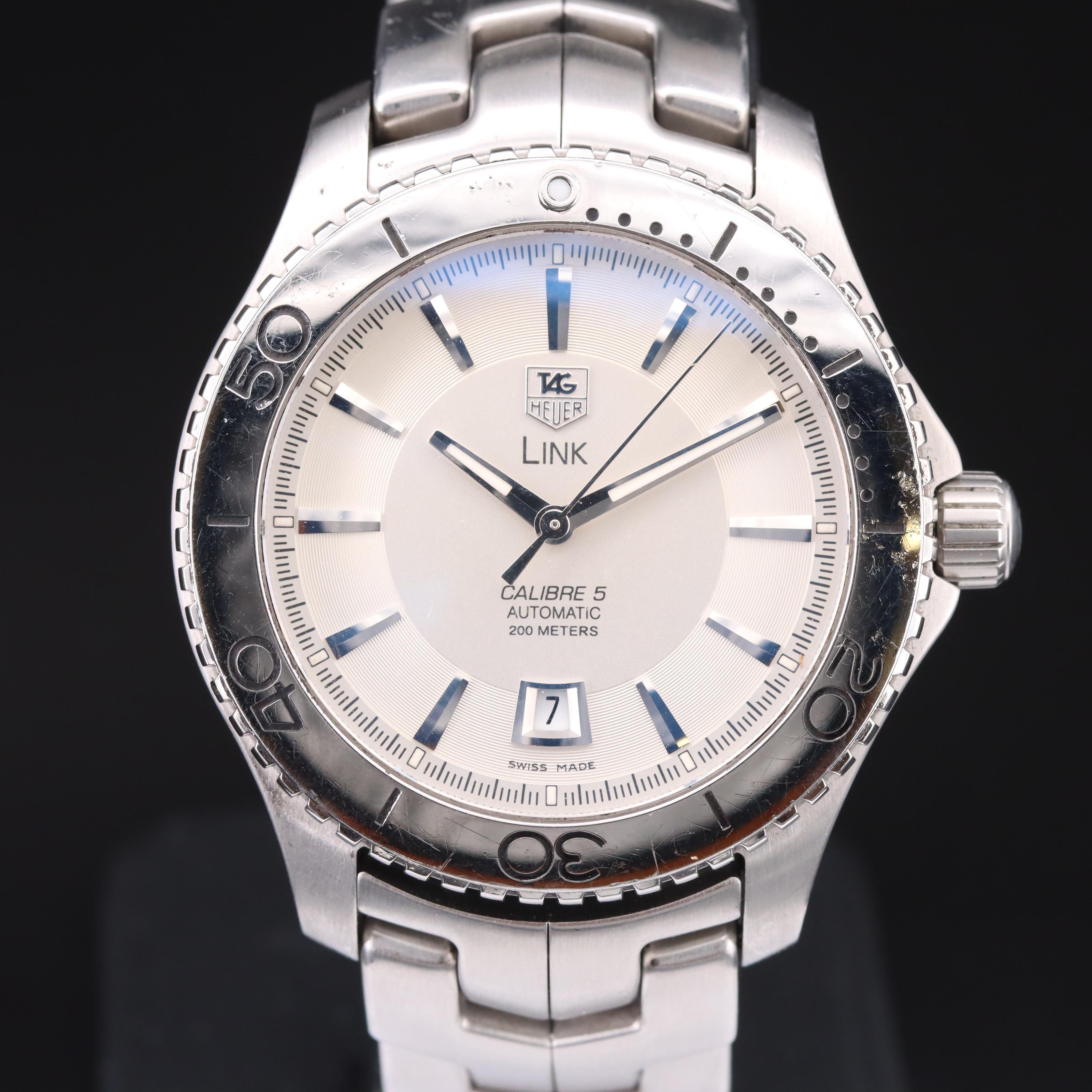 TAG Heuer Link Calibre 5 Automatic Stainless Steel Watch