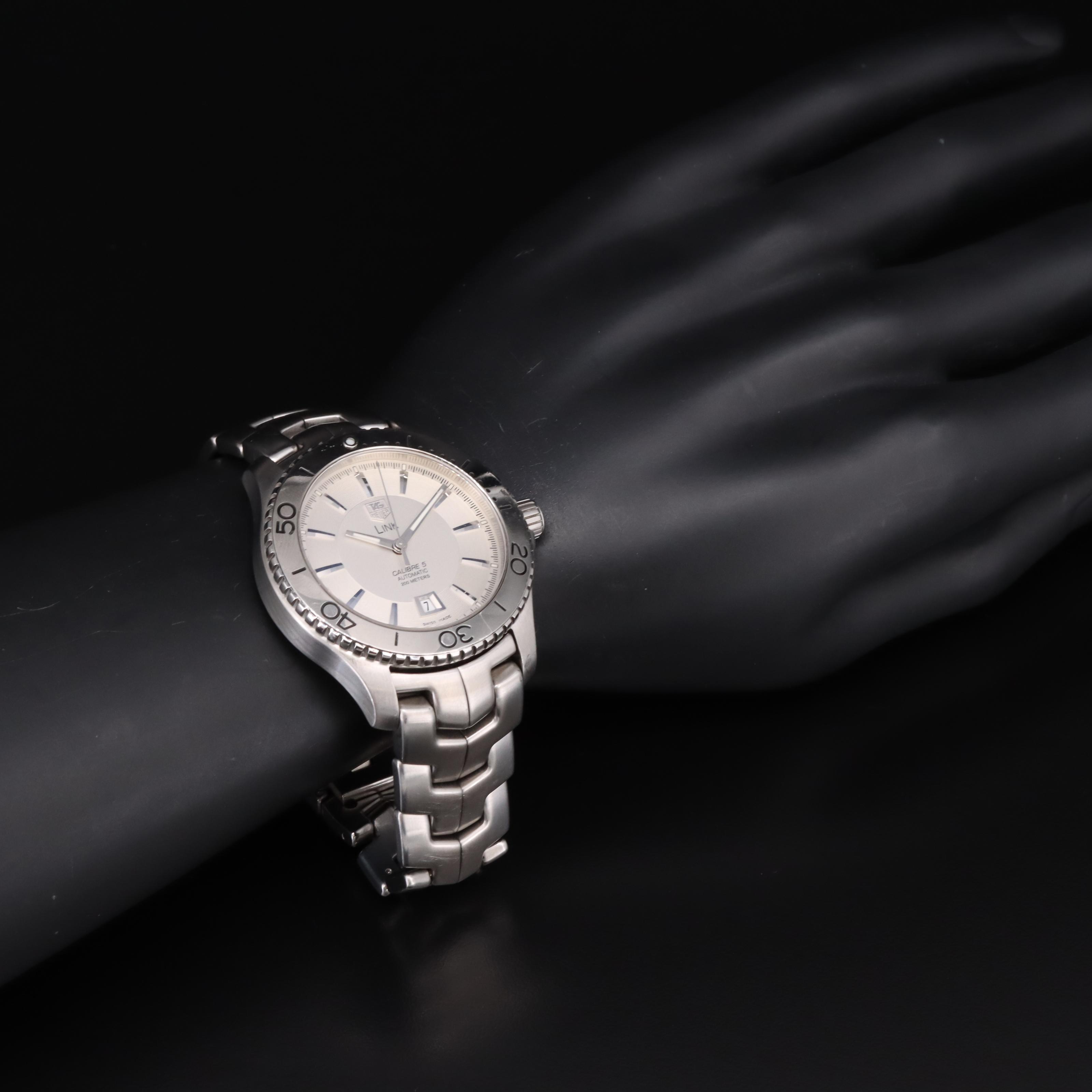 TAG Heuer Link Calibre 5 Automatic Stainless Steel Watch