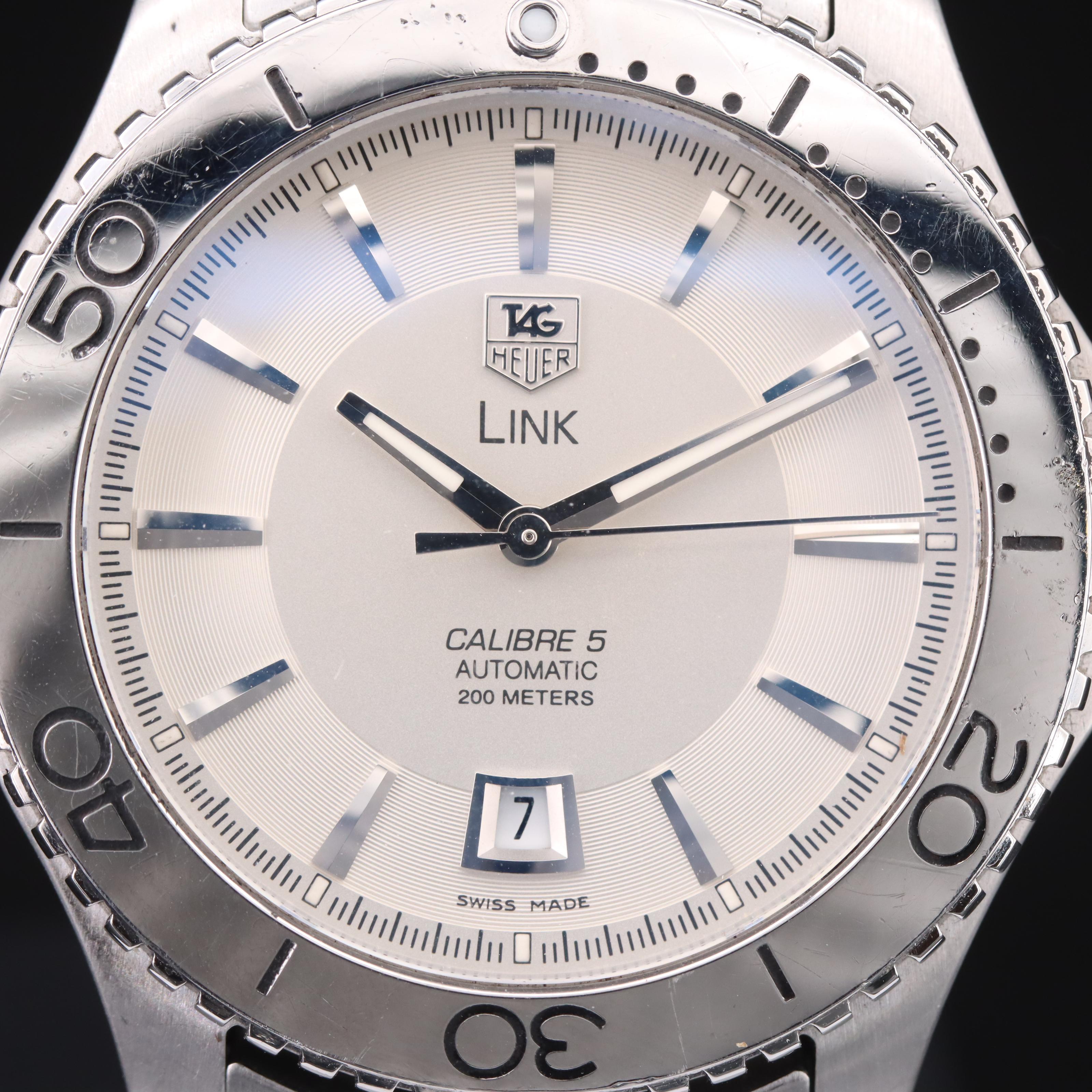 TAG Heuer Link Calibre 5 Automatic Stainless Steel Watch