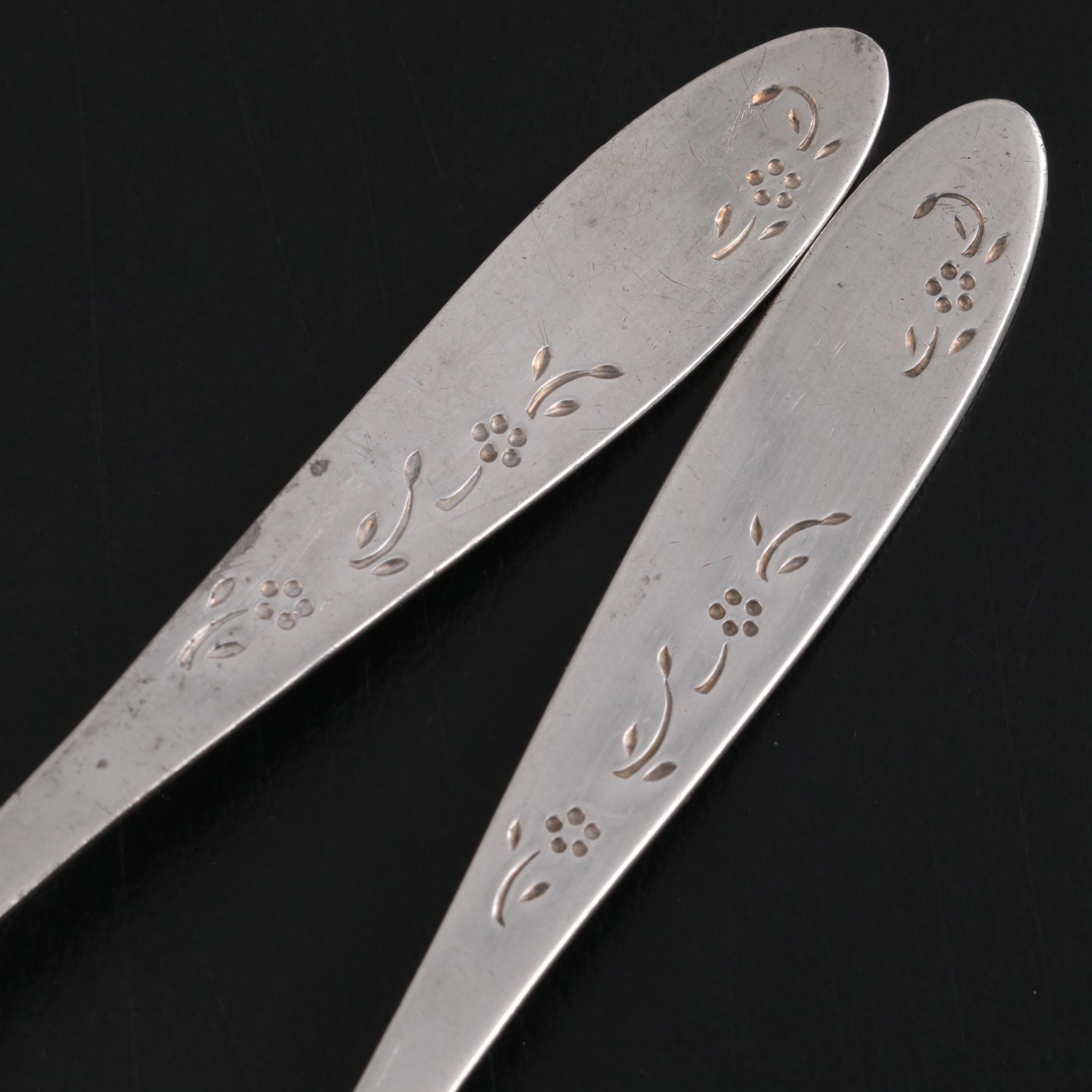 Lullaby Sterling Silver Child's Spoon and Fork