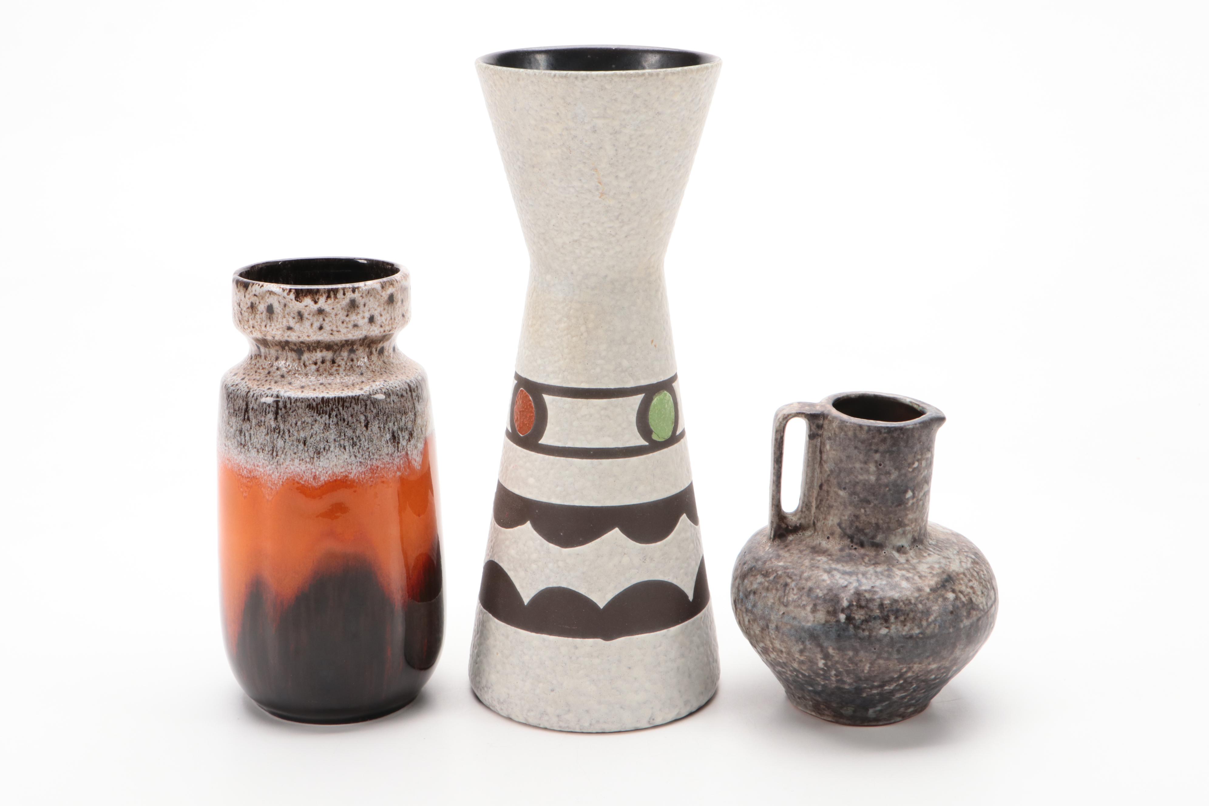 Scheurich and Other German and West German Lava Vases