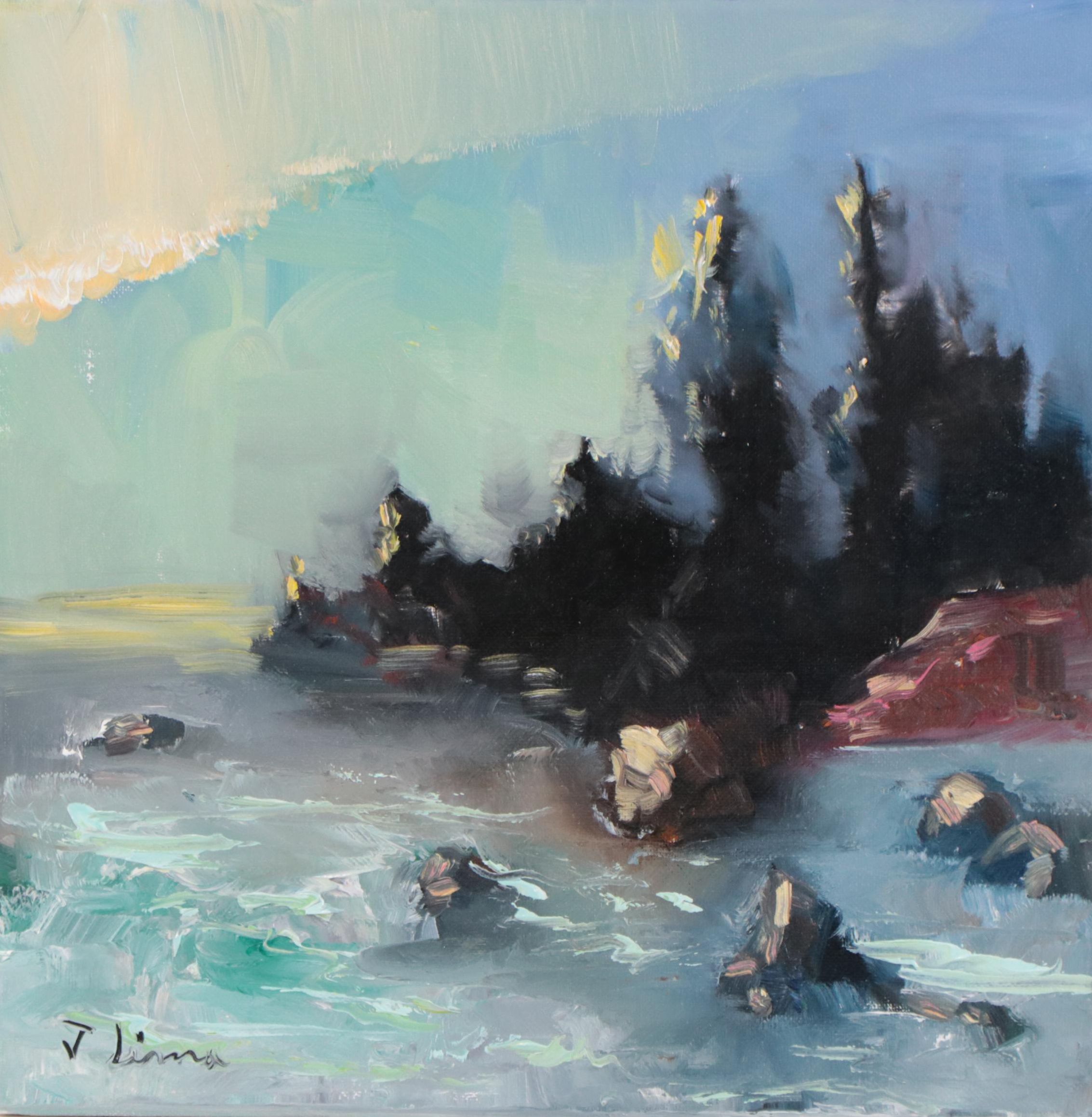 José M. Lima Landscape Oil Painting, 2023