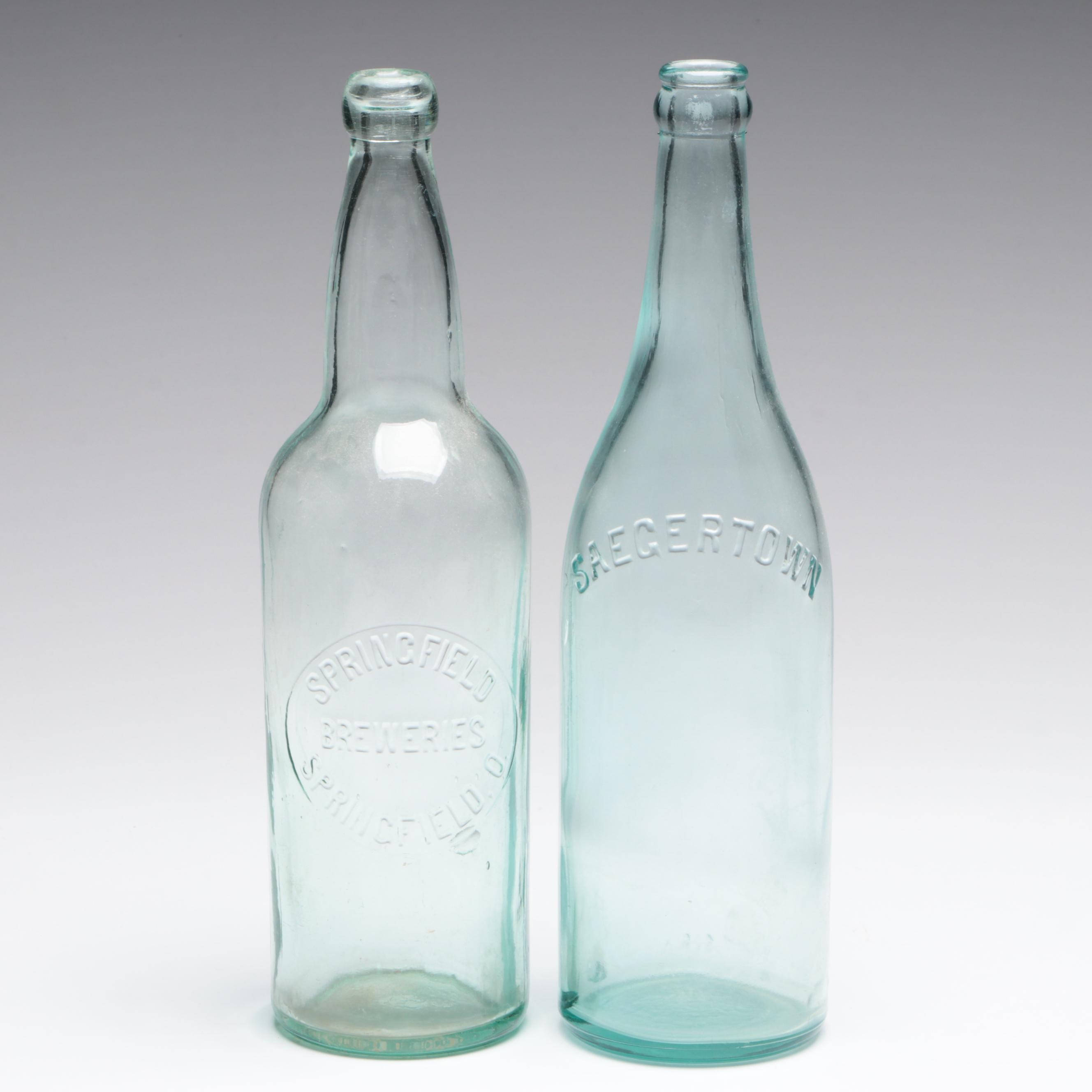 Saegertown, Springfield Breweries, Ball and More Glass Bottles and Jars