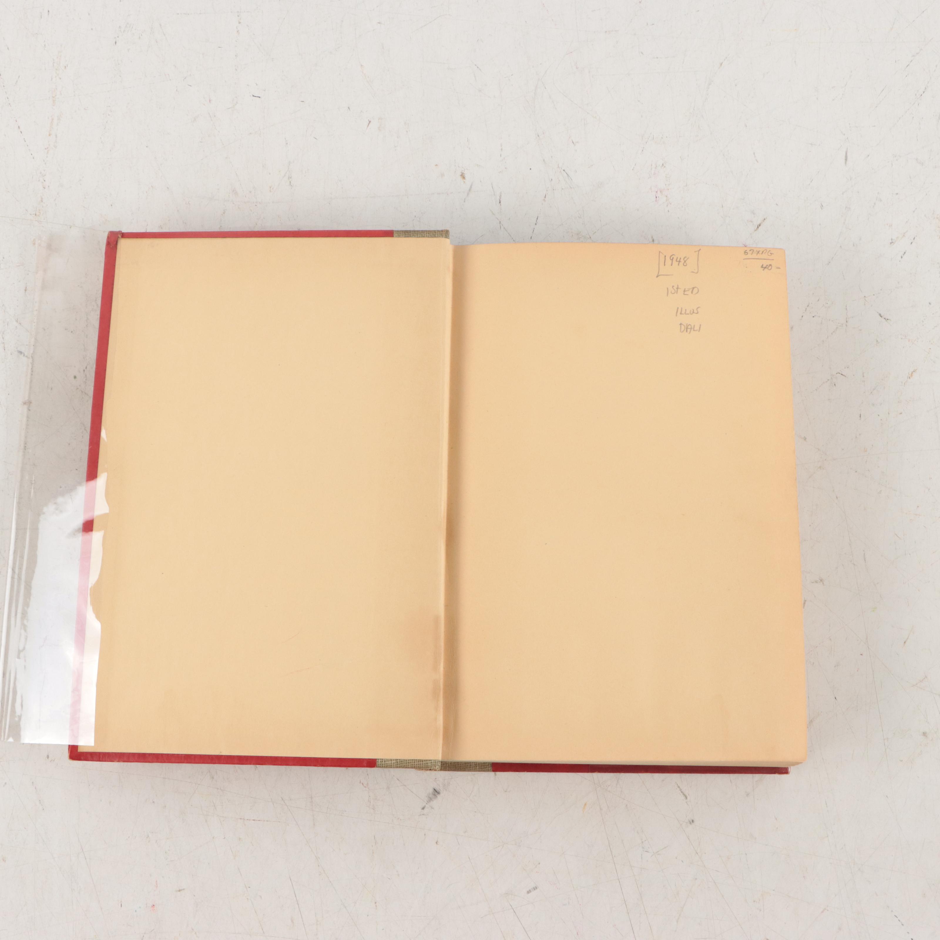 Salvador Dalí Illustrated "Wine, Women and Words" by Billy Rose, 1948