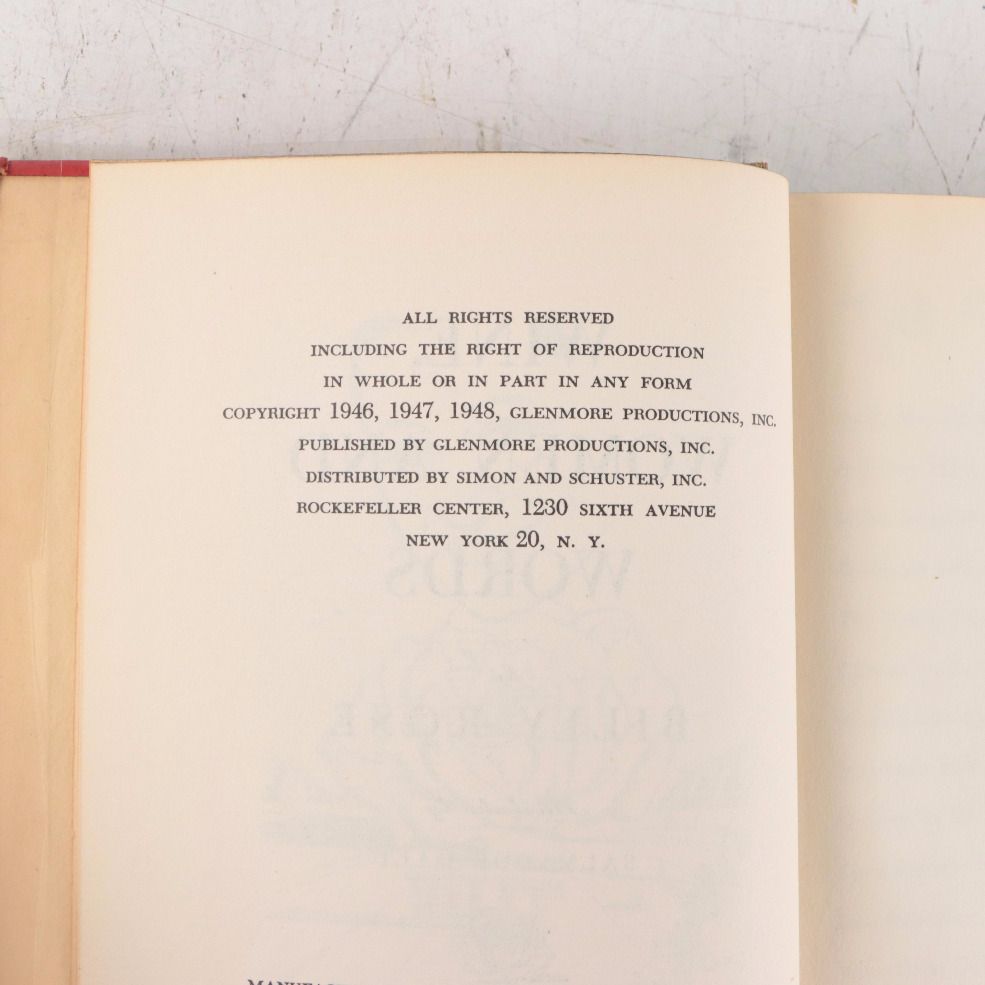 Salvador Dalí Illustrated "Wine, Women and Words" by Billy Rose, 1948