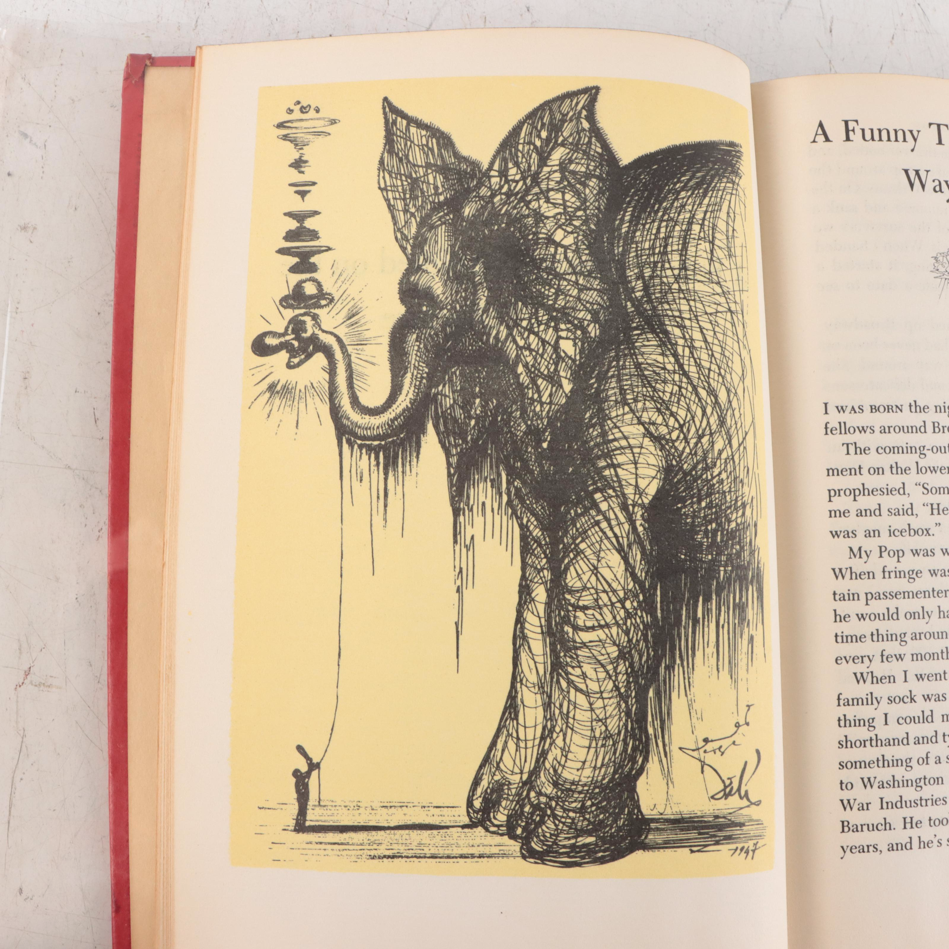 Salvador Dalí Illustrated "Wine, Women and Words" by Billy Rose, 1948