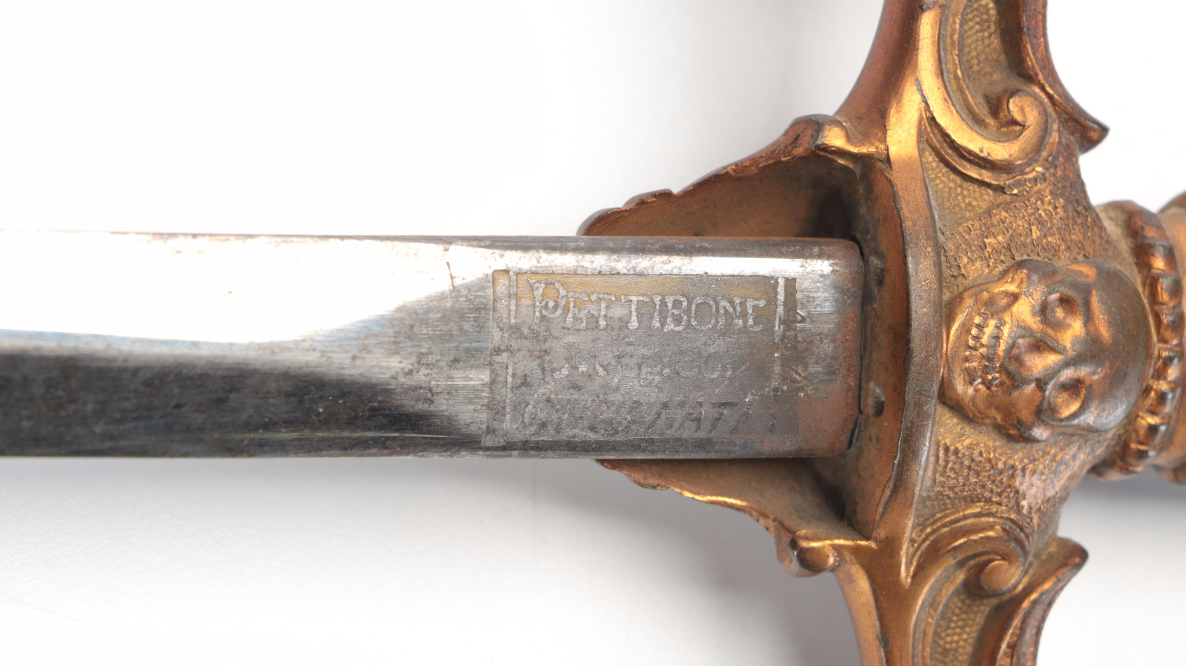 Masonic Knights Templar Ceremonial Sword and Sheath, Early 20th Century