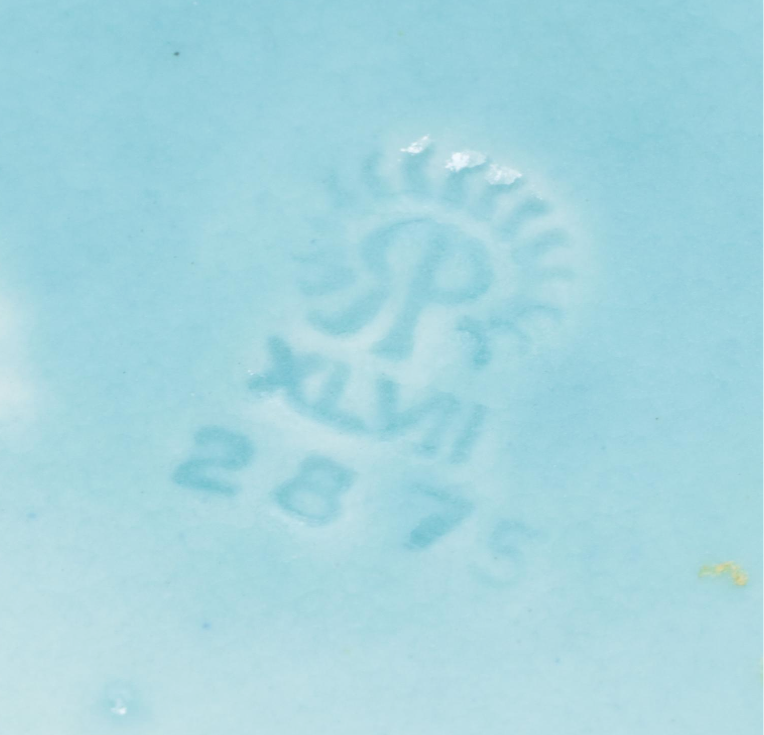 Rookwood Pottery Turquoise Glazed Water Lily Bowl, 1947