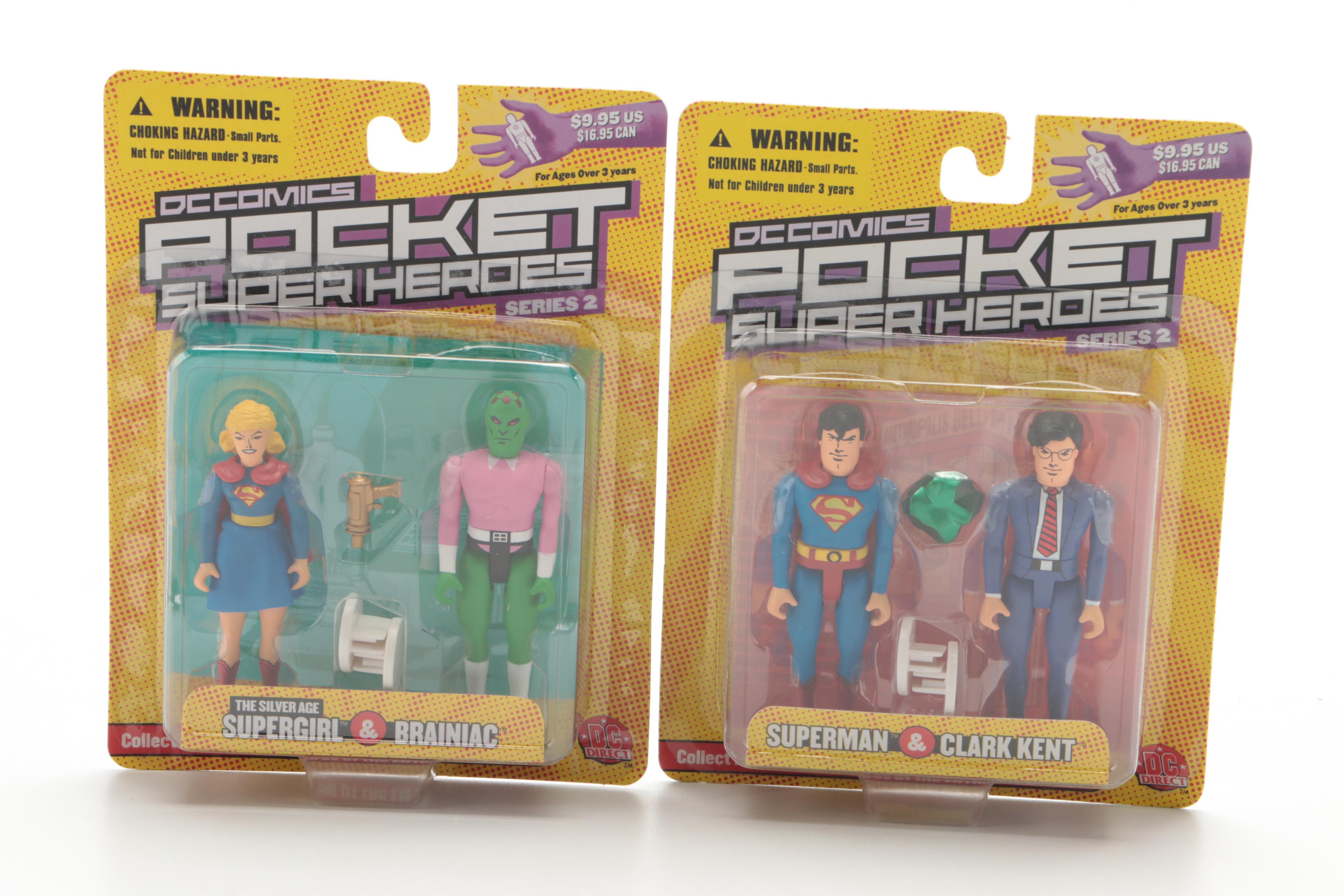 DC Comics Pocket Super Heroes and More Action Figures, 21st Century