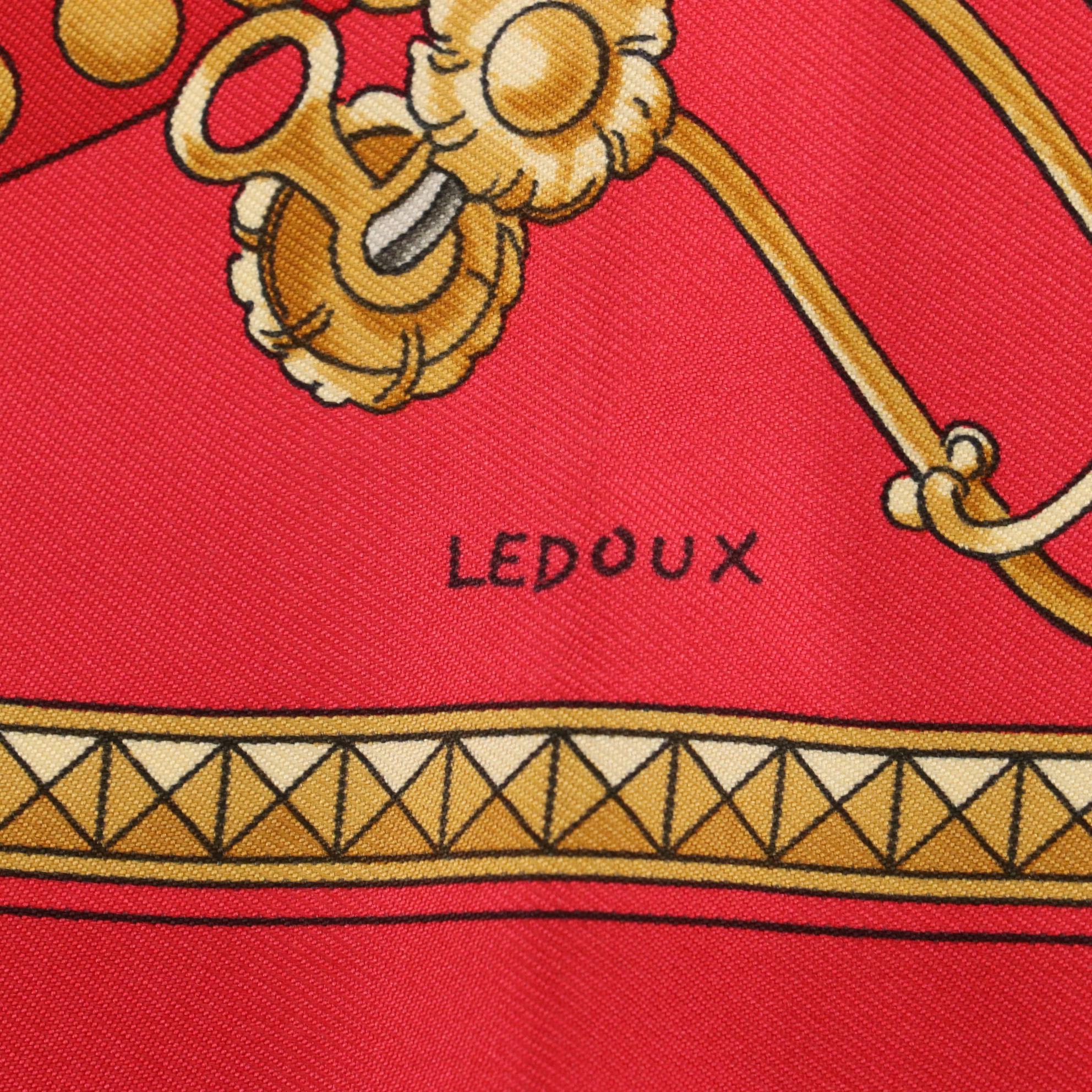 Hermès "Presentation des Chevaux" Scarf 90 in Silk Twill