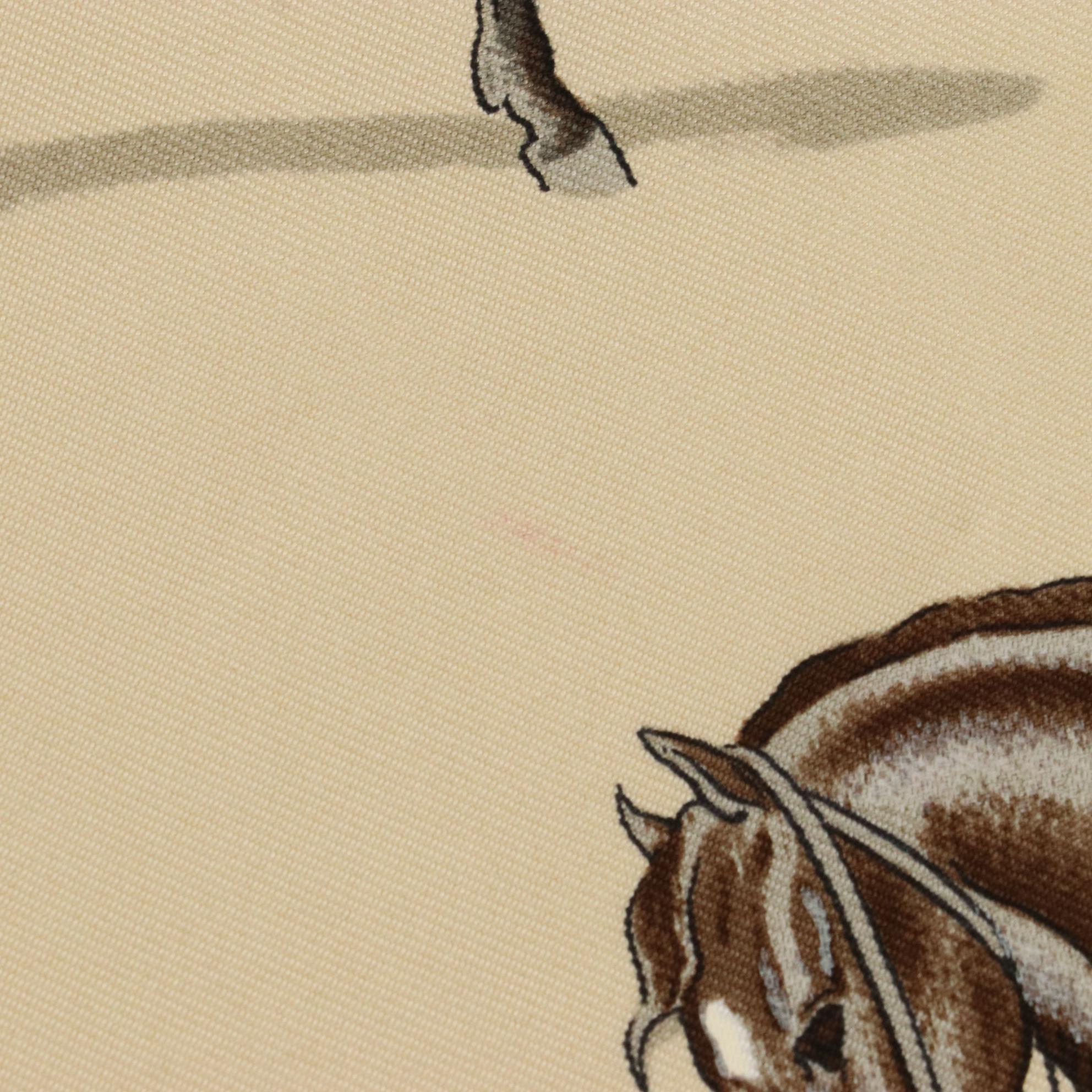 Hermès "Presentation des Chevaux" Scarf 90 in Silk Twill