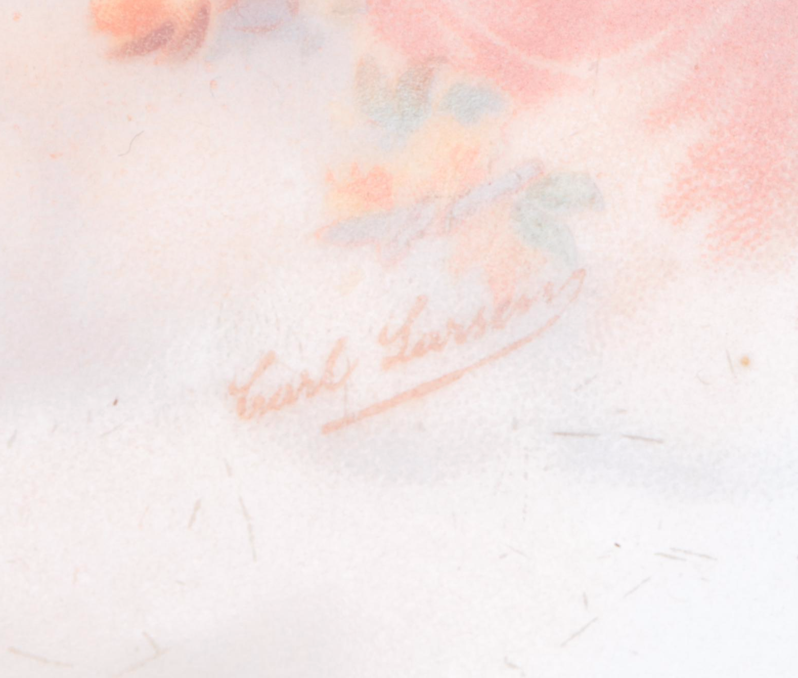 Victoria Austrian Porcelain Tea Set and Platter, Early to Mid-20th Century