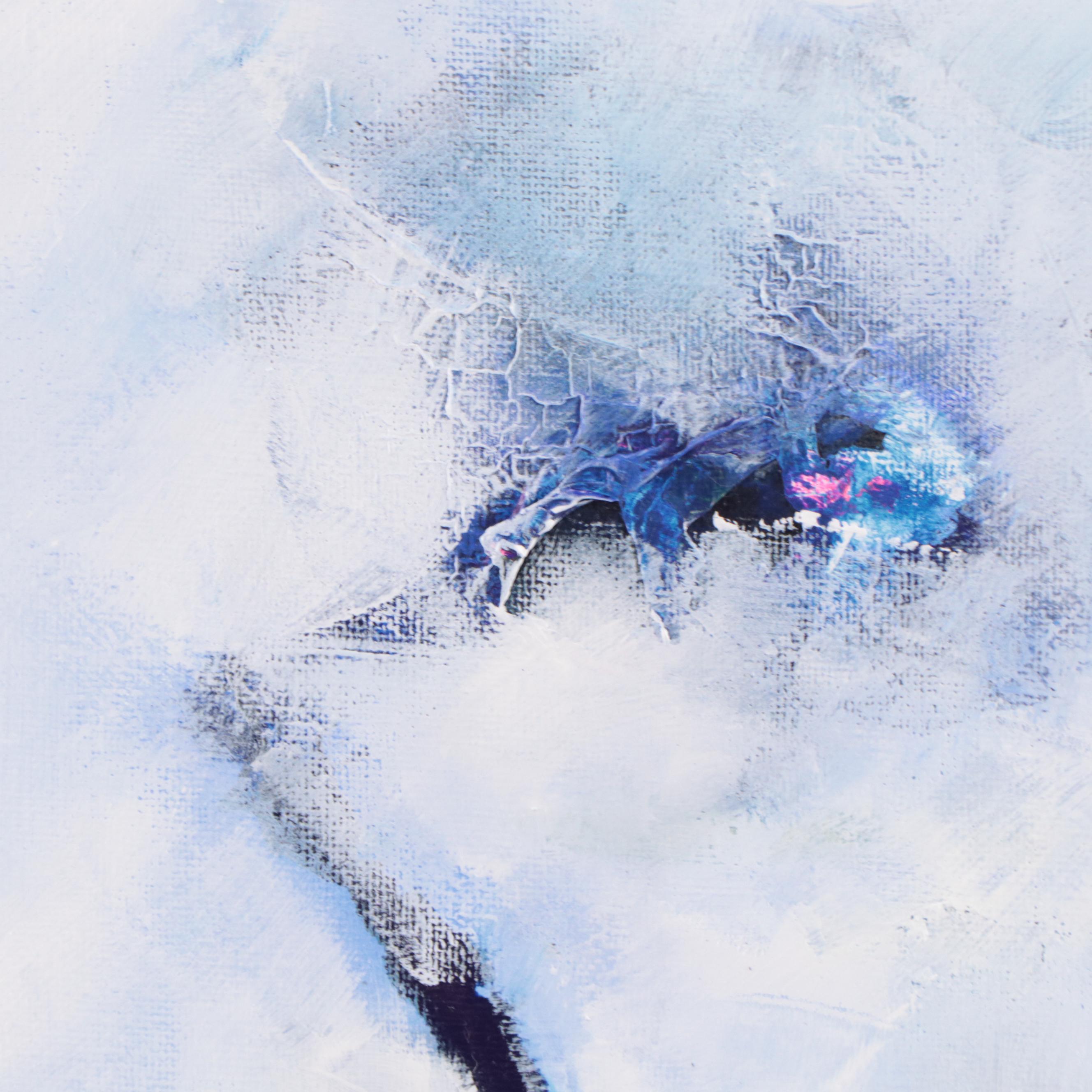 Milagros Pongo Mixed Media Painting "Tampa Bay Area," 2022