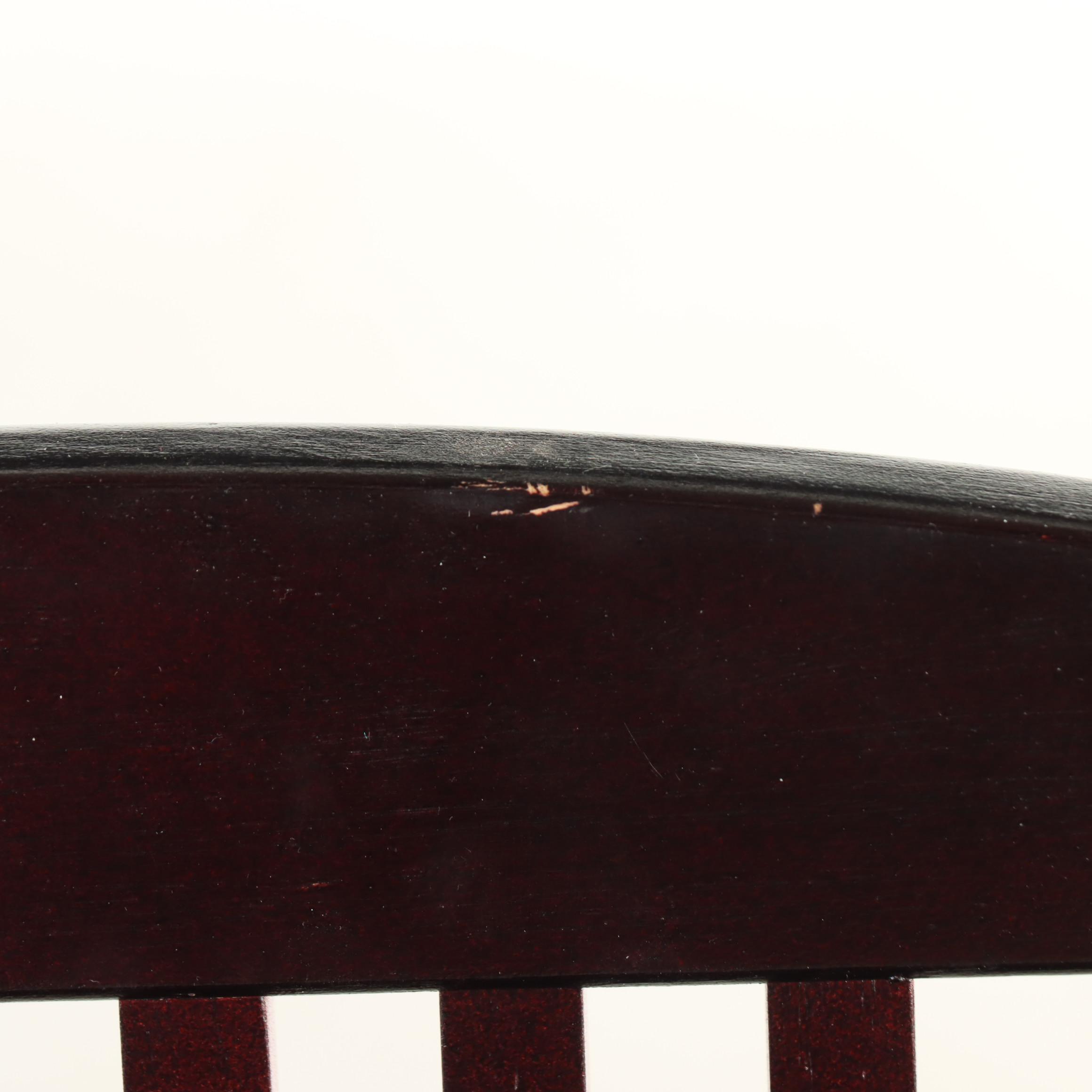 Six Cosco Wooden Folding Chairs