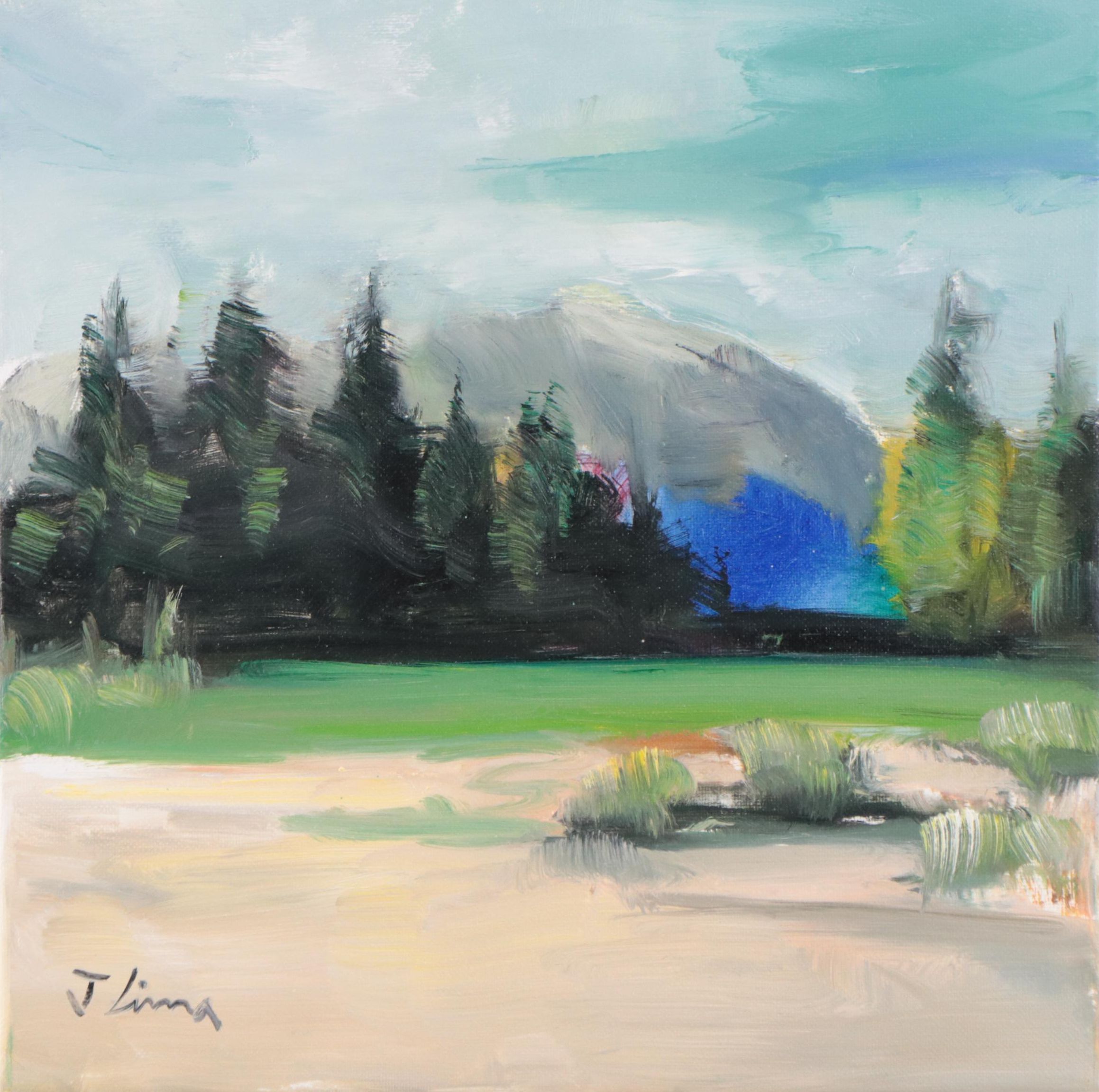 José M. Lima Landscape Oil Painting, 2023