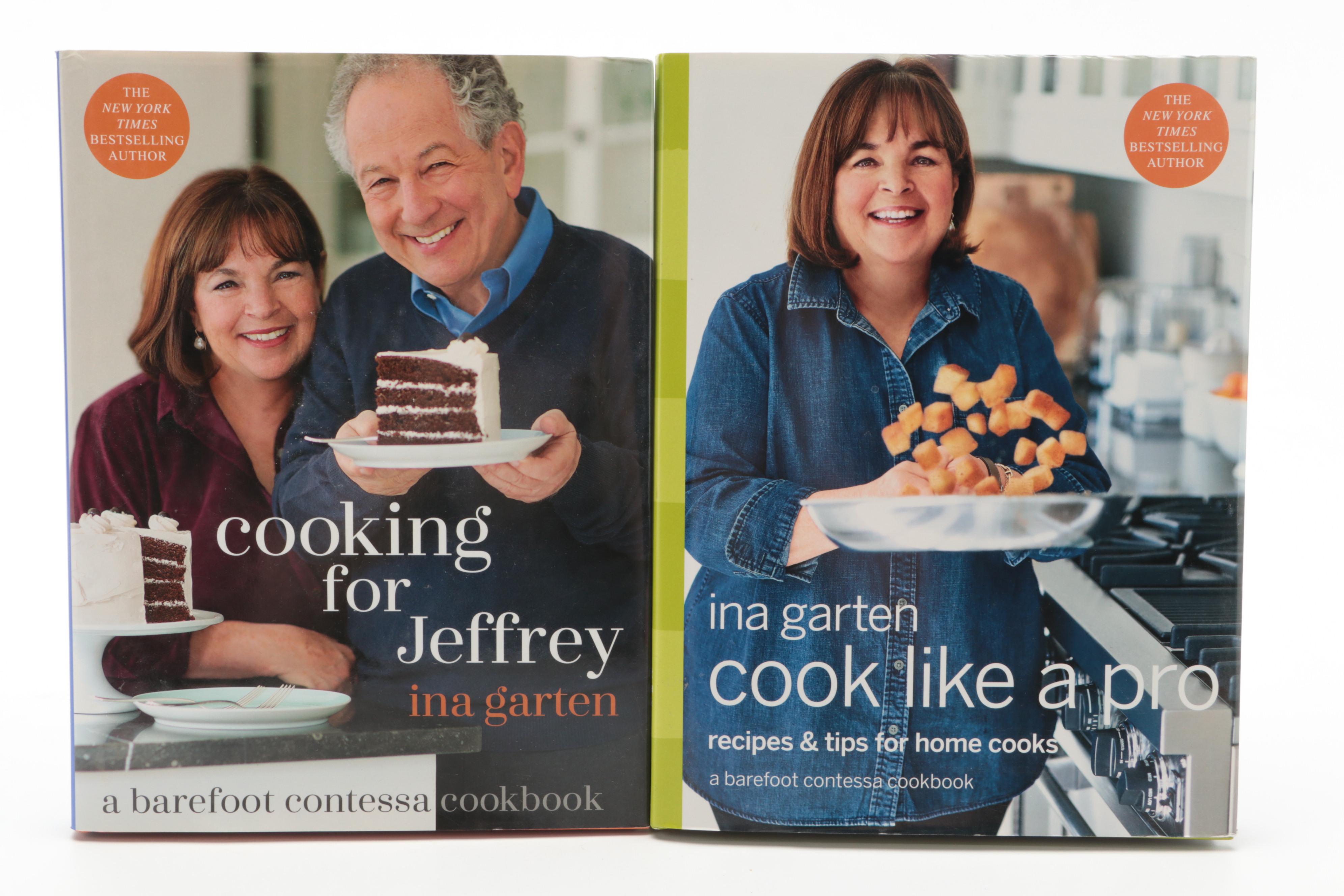 Ina Garten Cookbook Collection Including "The Barefoot Contessa"