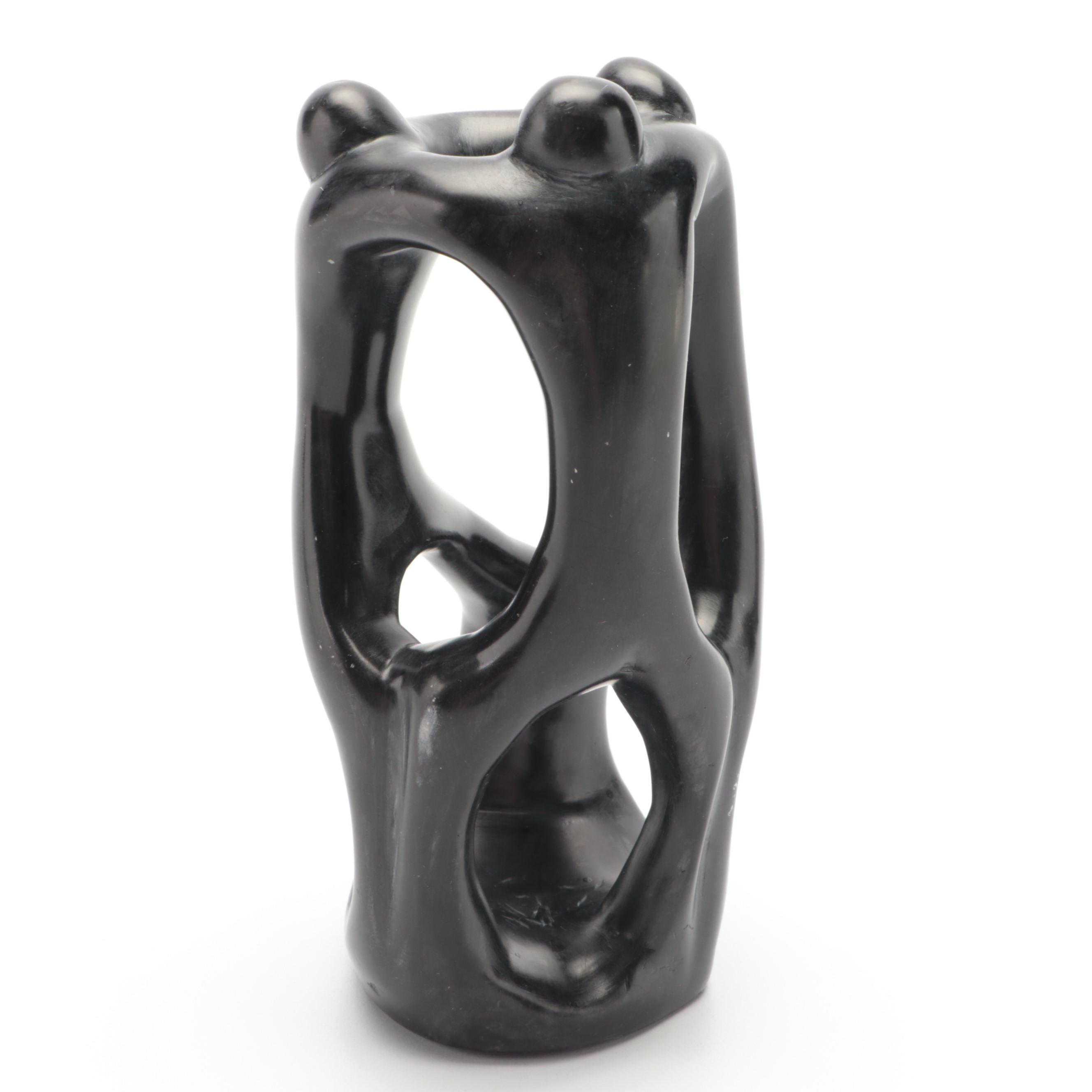 Kenyan Carved Soapstone Circle of Friends