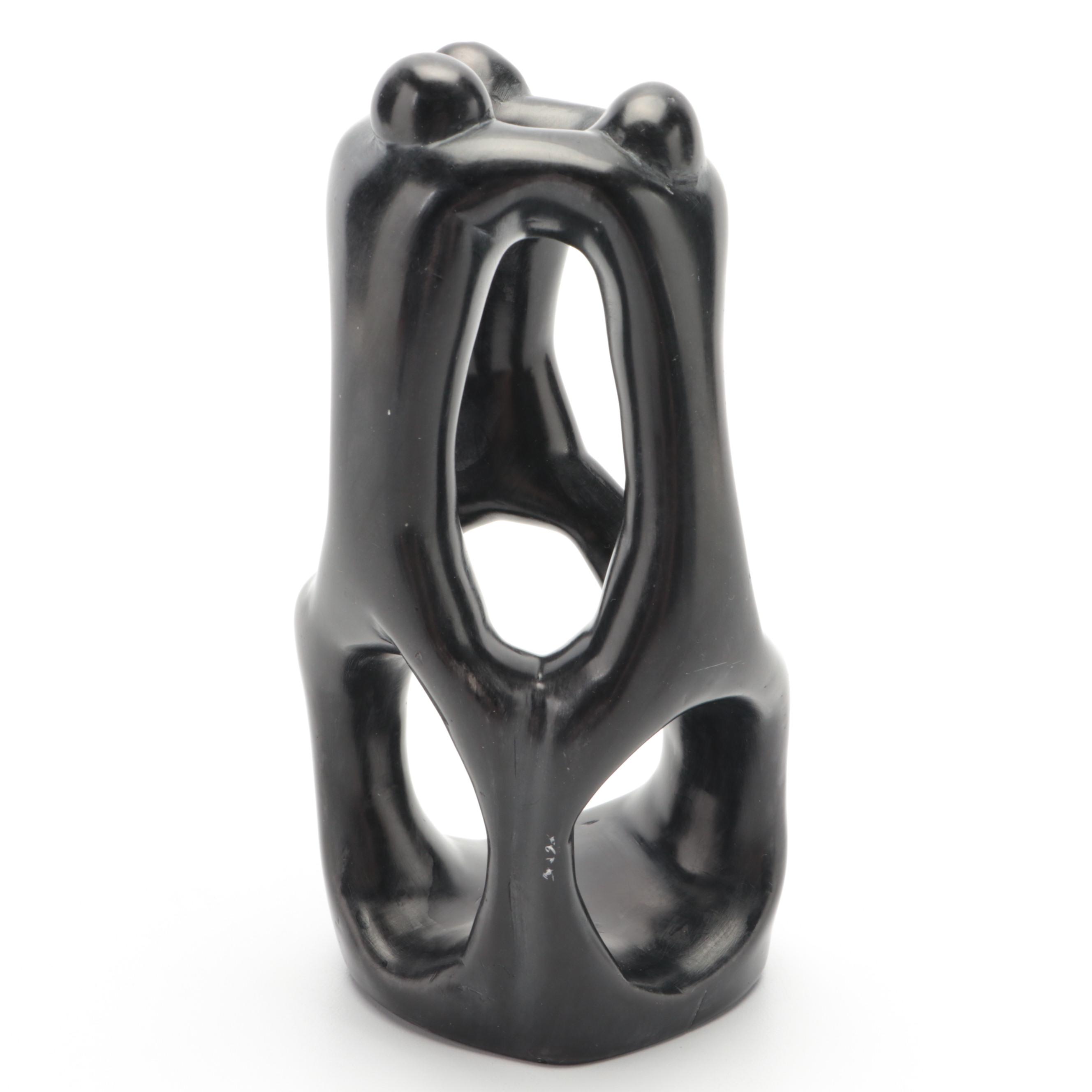 Kenyan Carved Soapstone Circle of Friends