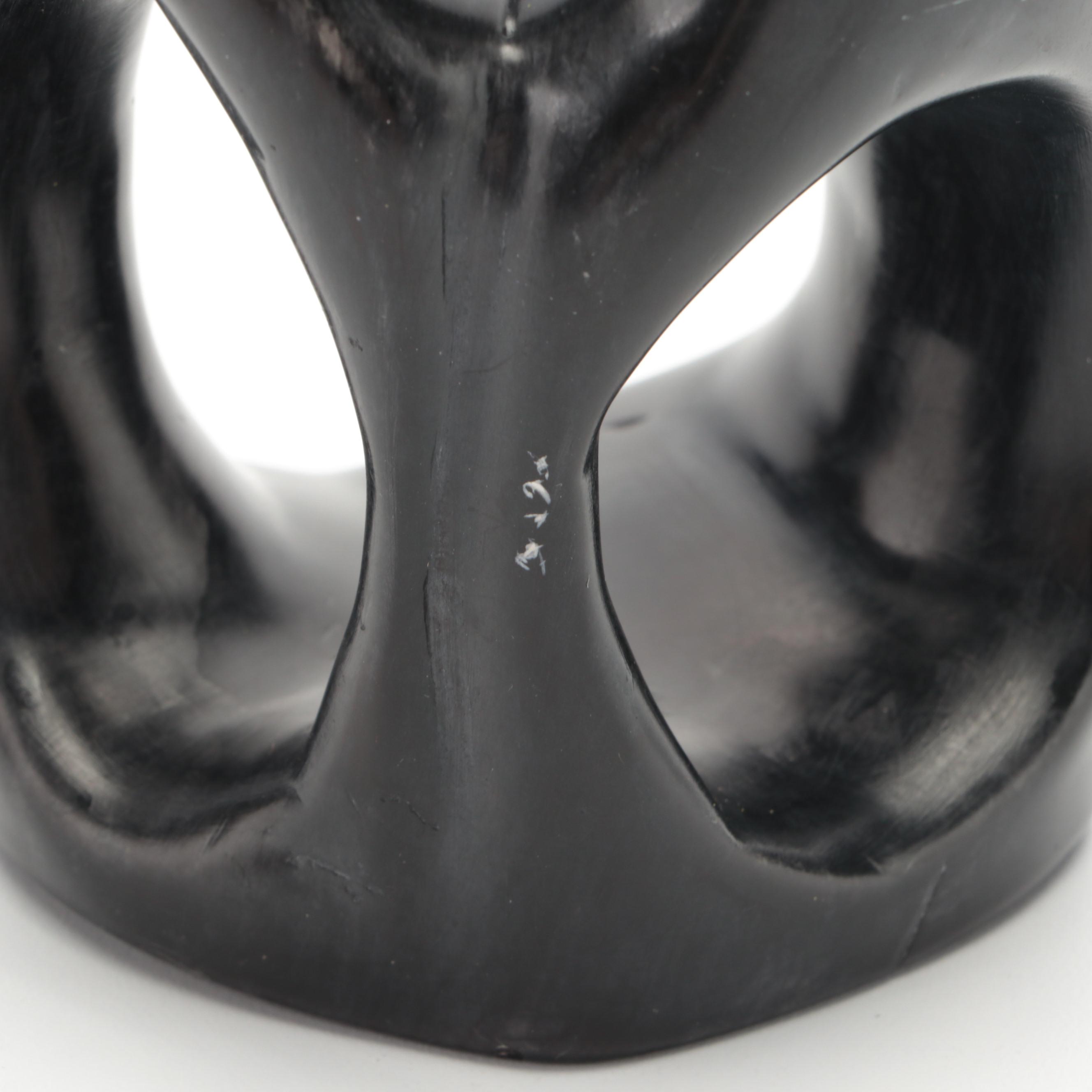 Kenyan Carved Soapstone Circle of Friends