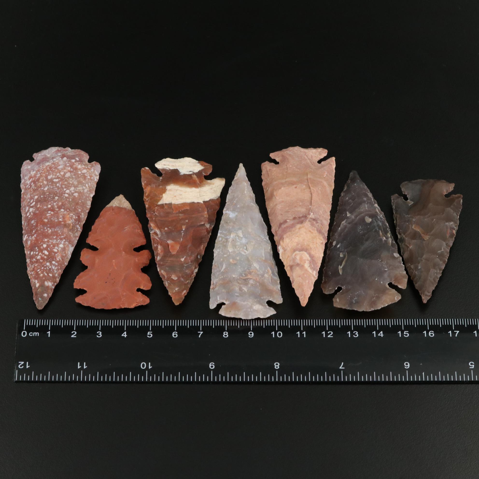 Bifacial Reproduction Chert Arrowheads