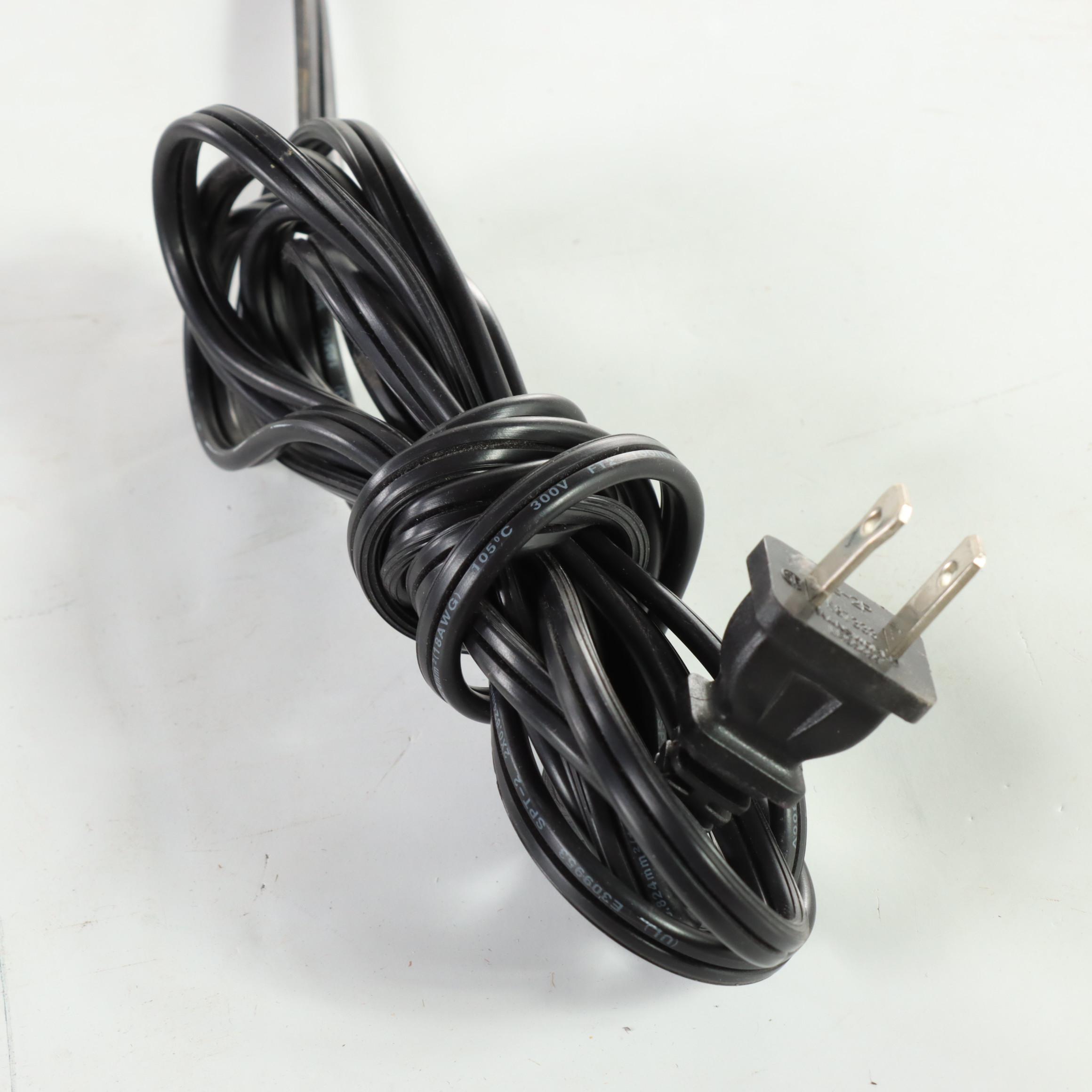 Mission Style Black Iron Floor Lamp With Mica Shade, Contemporary