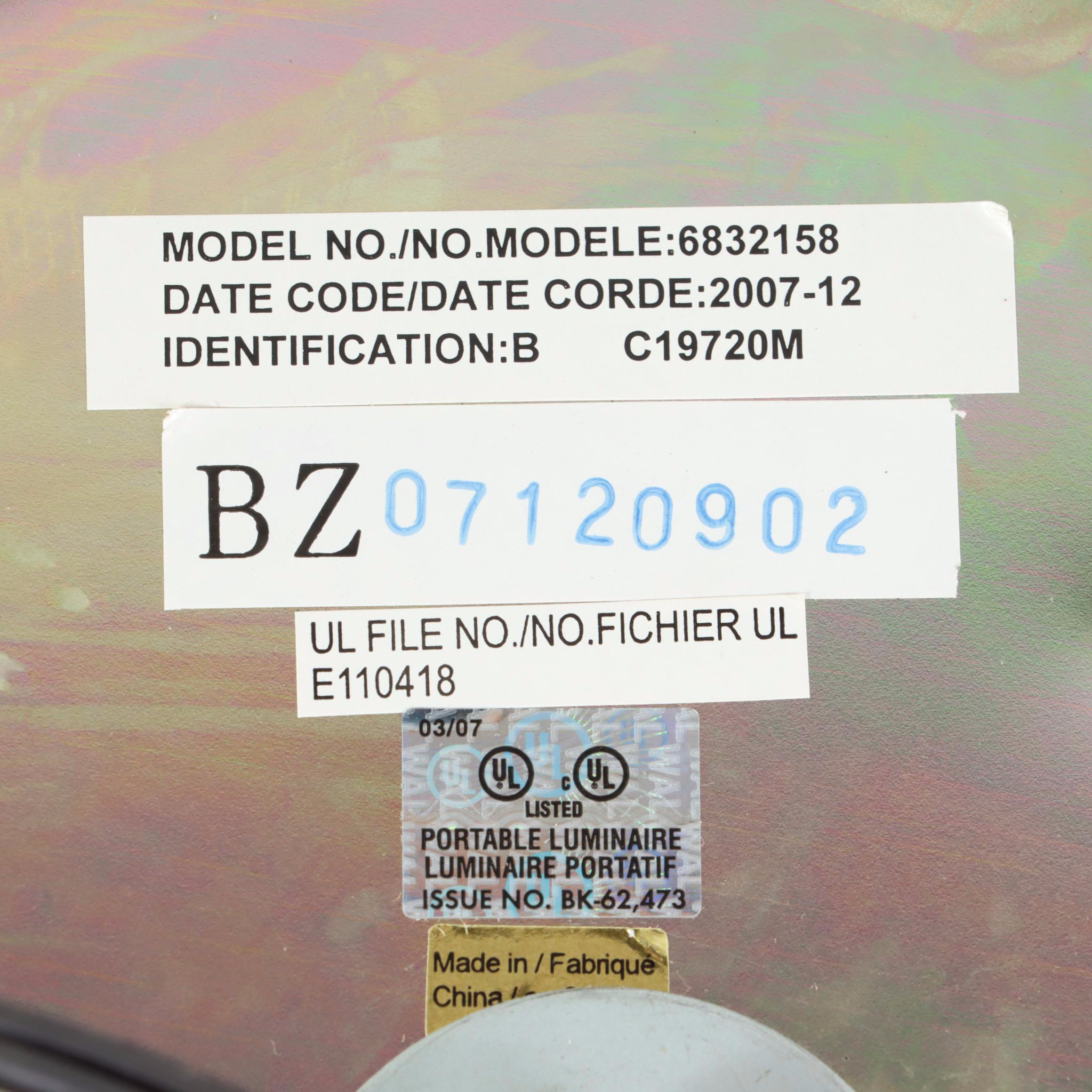 Mission Style Black Iron Floor Lamp With Mica Shade, Contemporary