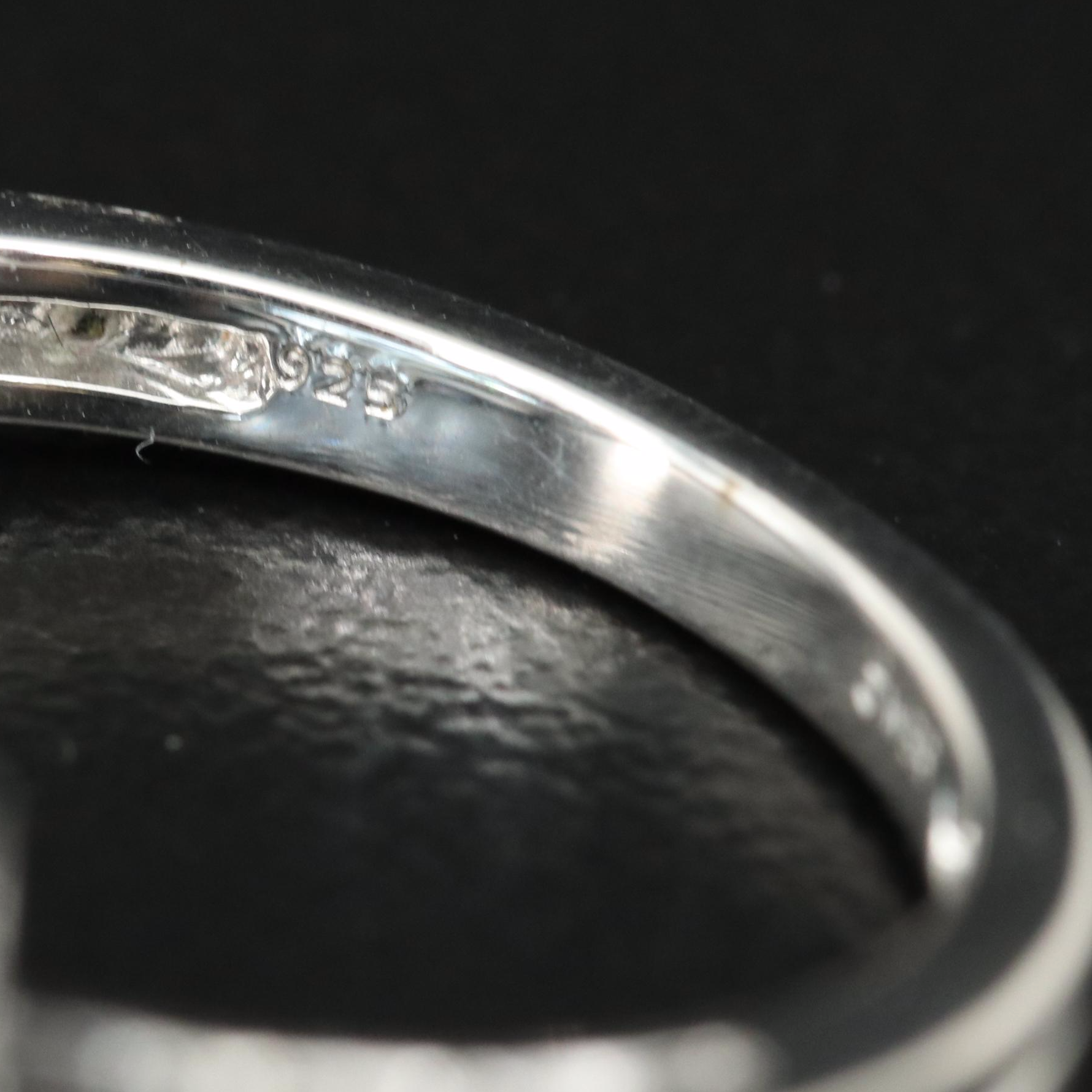 Sterling Swiss Blue Topaz and Sapphire Ring