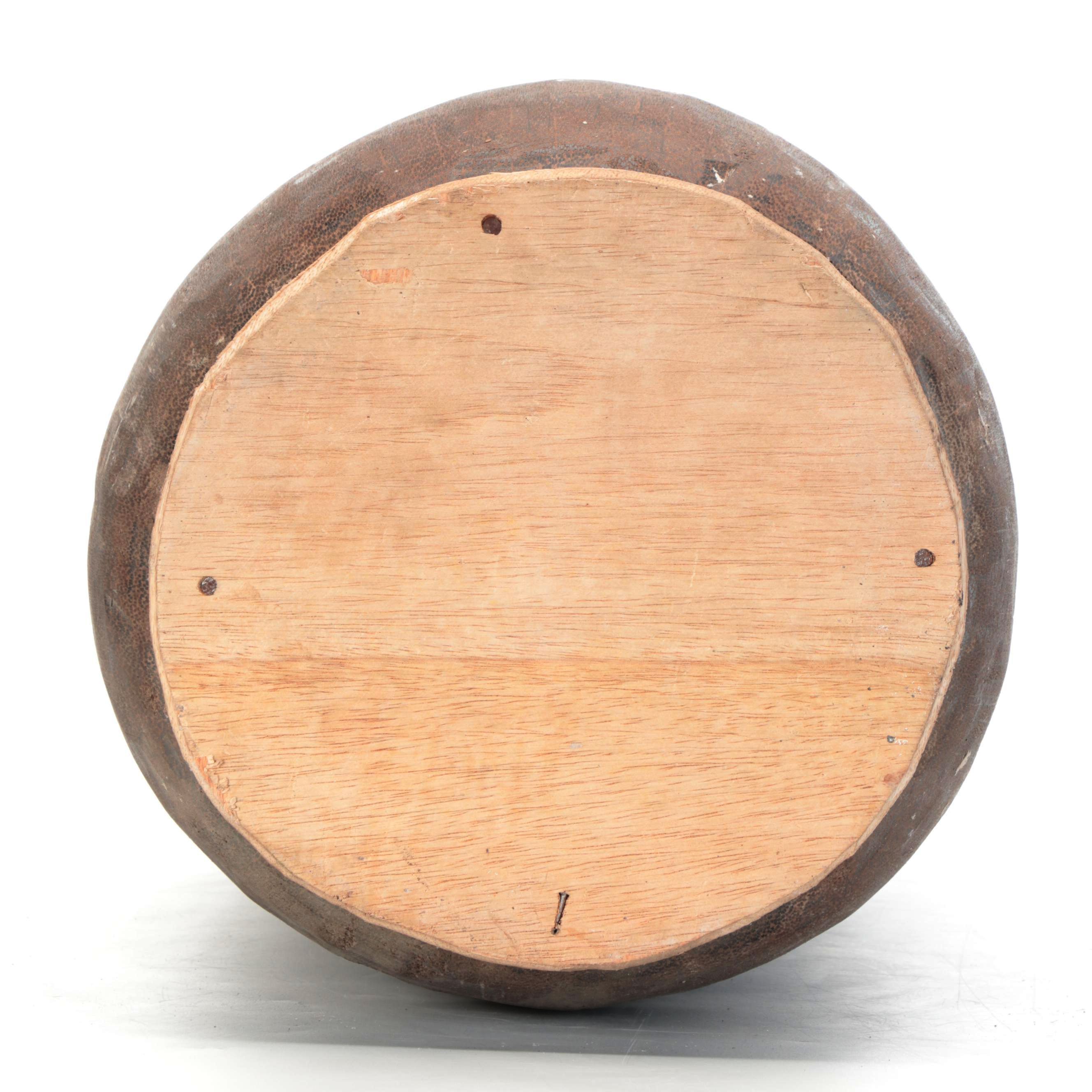 Carved Coconut Palm Vase