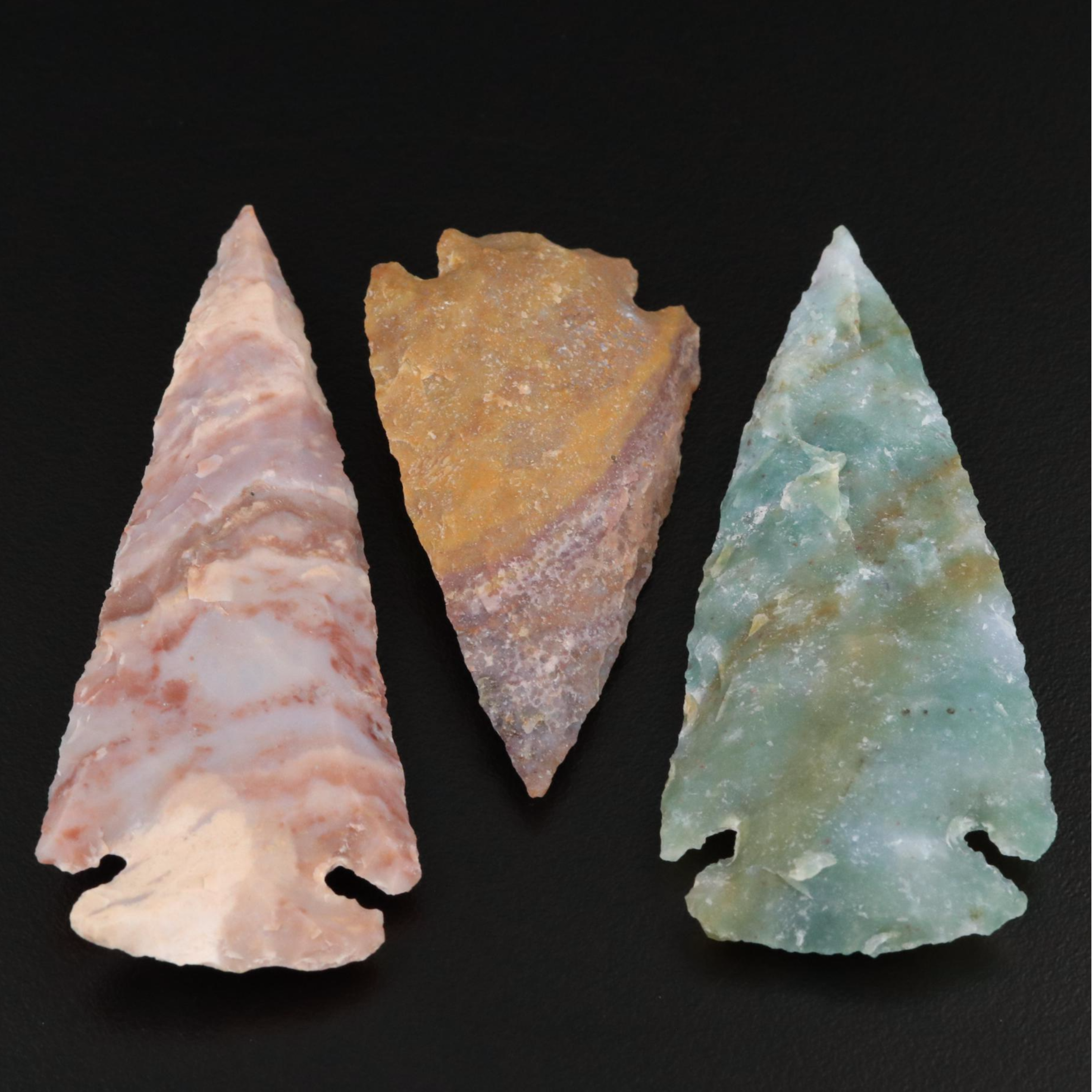 Bifacial Reproduction Chert Arrowheads