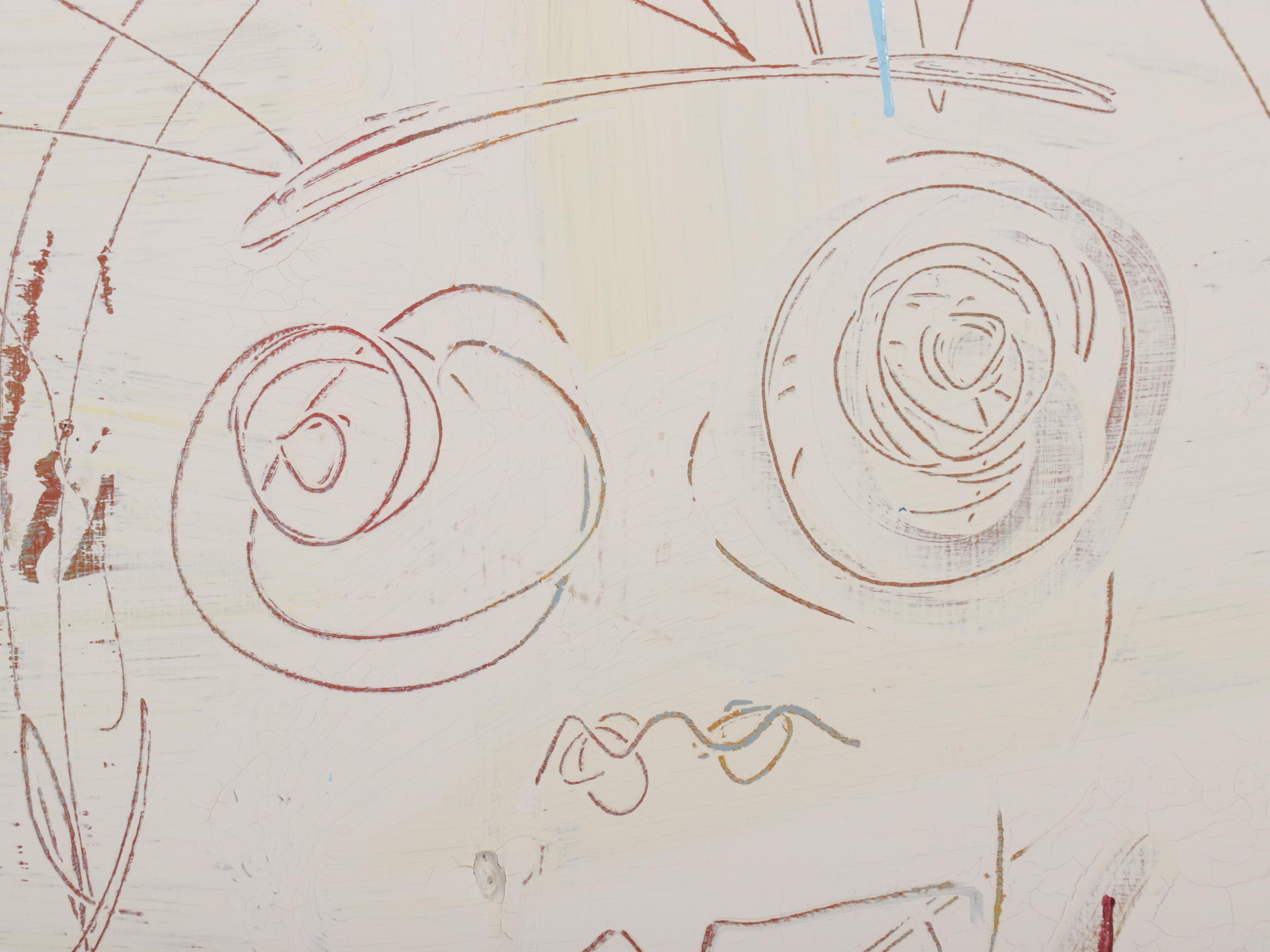 Peter Park Large-Scale Abstract Acrylic Painting "ABC"