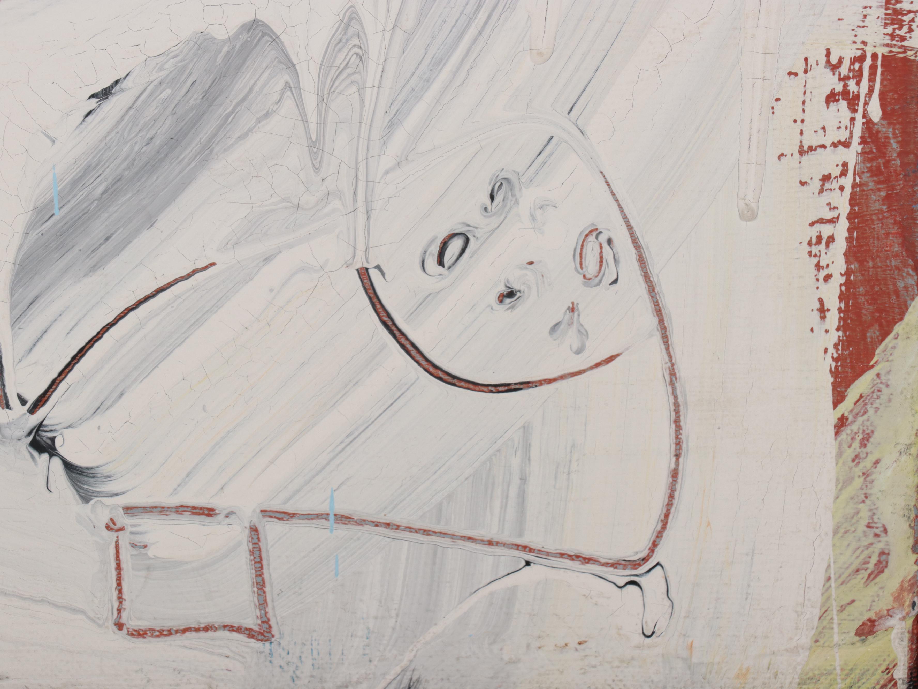 Peter Park Large-Scale Abstract Acrylic Painting "ABC"