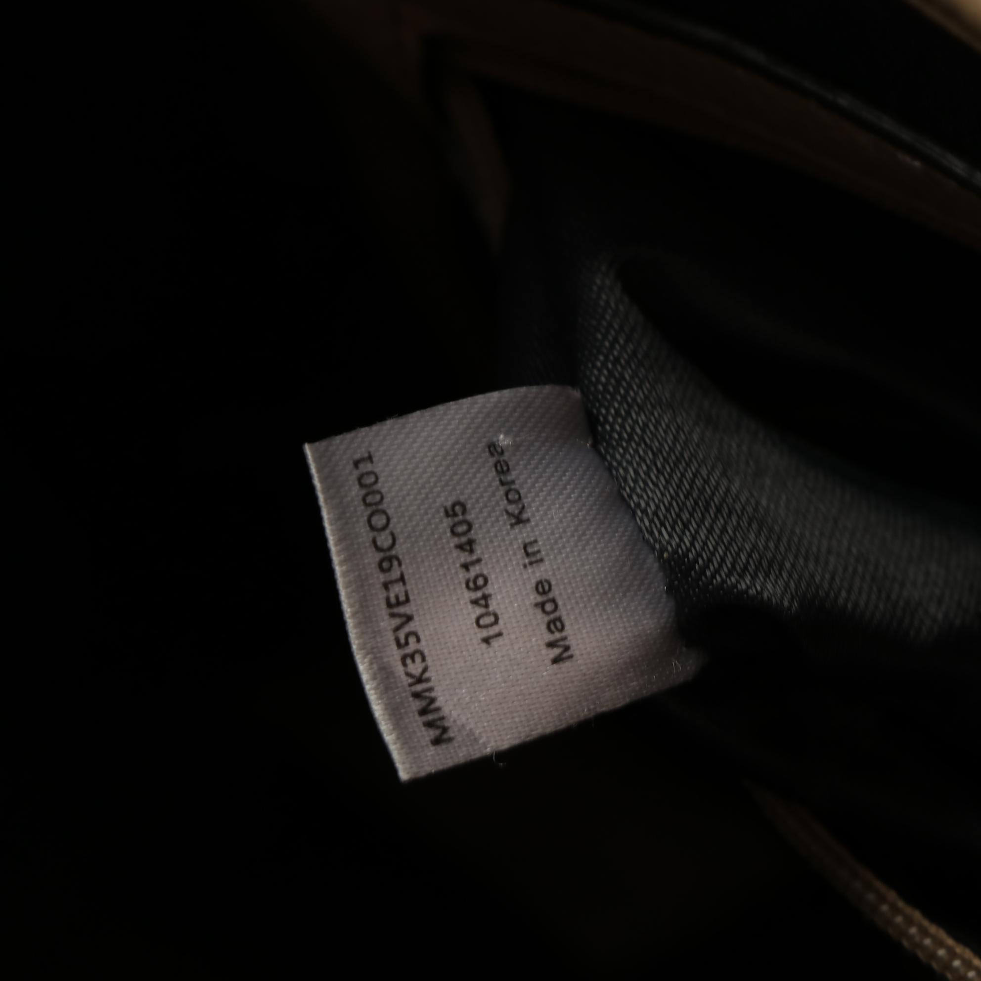 MCM Small Stark Backpack in Beige Studded Visetos